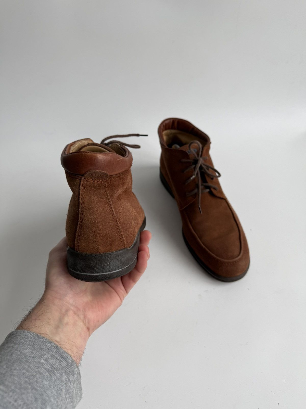 Bally Bally Pitaval Suede Chukka Boots Brown Made in Italy Men's Size US 10 / EU 43 - 3 Thumbnail