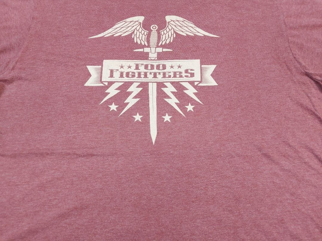Band Tees × Vintage Vintage Y2K Foo Fighters Band merch Wing Sword TEE Size US XXL / EU 58 / 5 - 6 Thumbnail