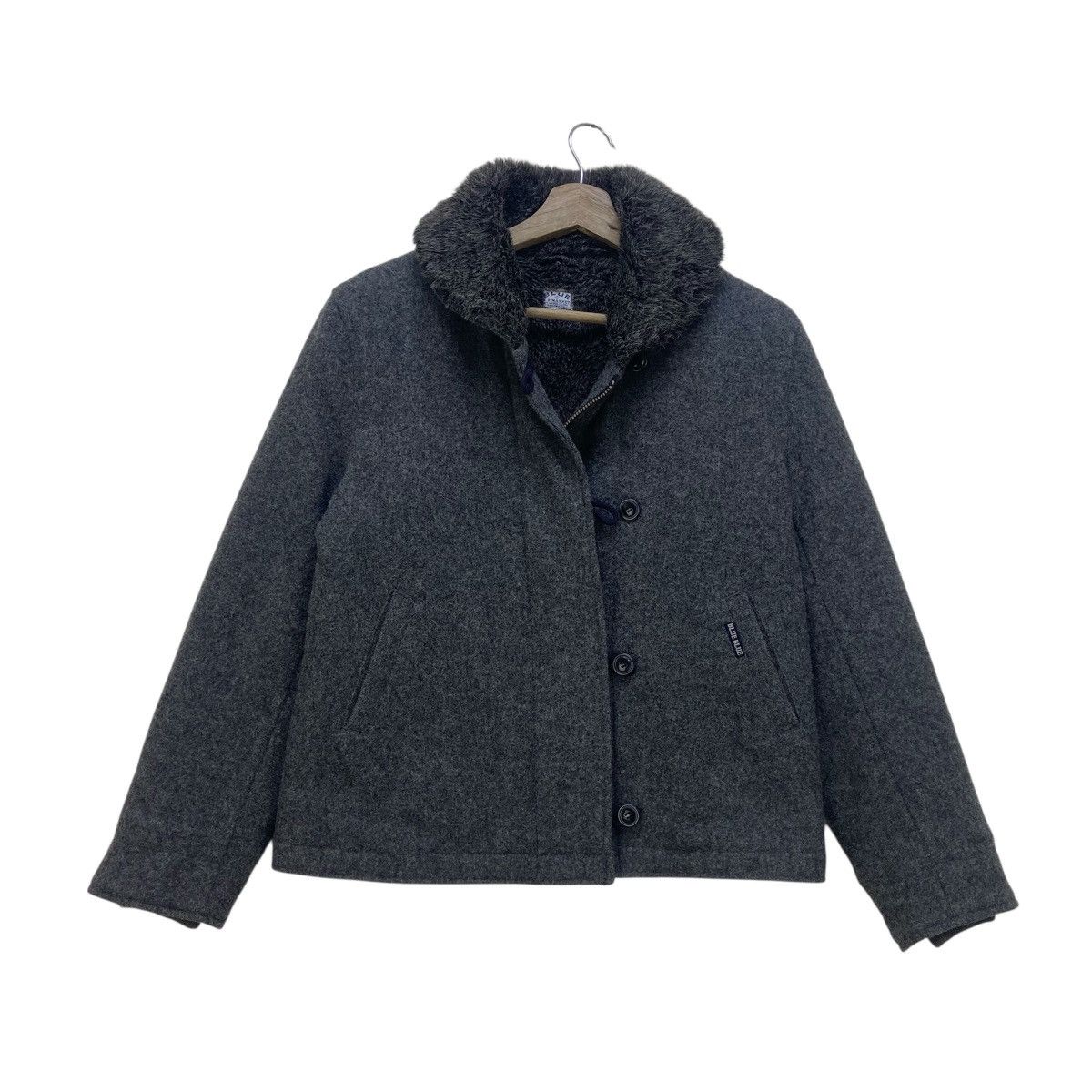 Blue Blue Japan Blue Blue Japan H.R. Market Acrylic Wool Jacket Size XS / US 0-2 / IT 36-38 - 1 Thumbnail