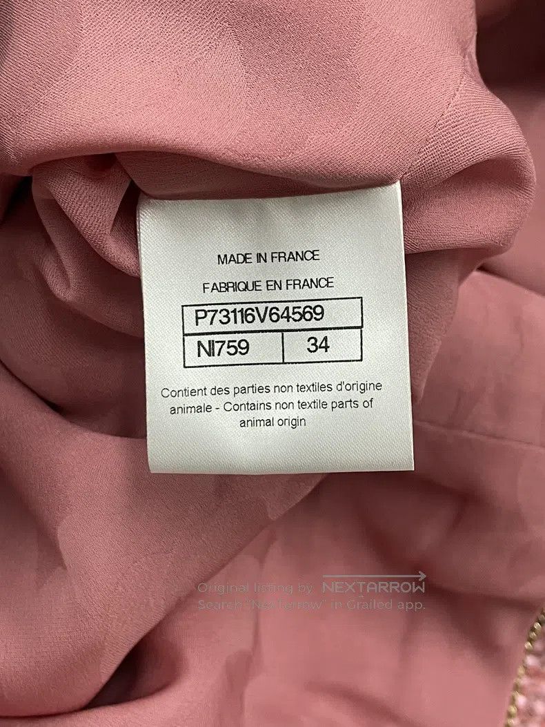 Chanel Chanel Autumn and Winter High-end Handicraft Workshop Pink Size XXS / US 00 / IT 34 - 6 Thumbnail