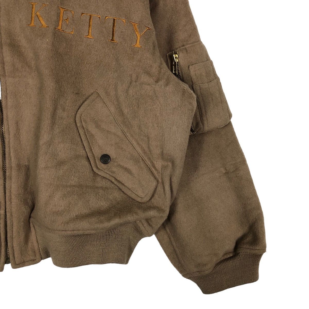 Japanese Brand 🔥Vintage Bomber Varsity Wool Jacket Ketty Issey Miyake Size US L / EU 52-54 / 3 - 6 Thumbnail