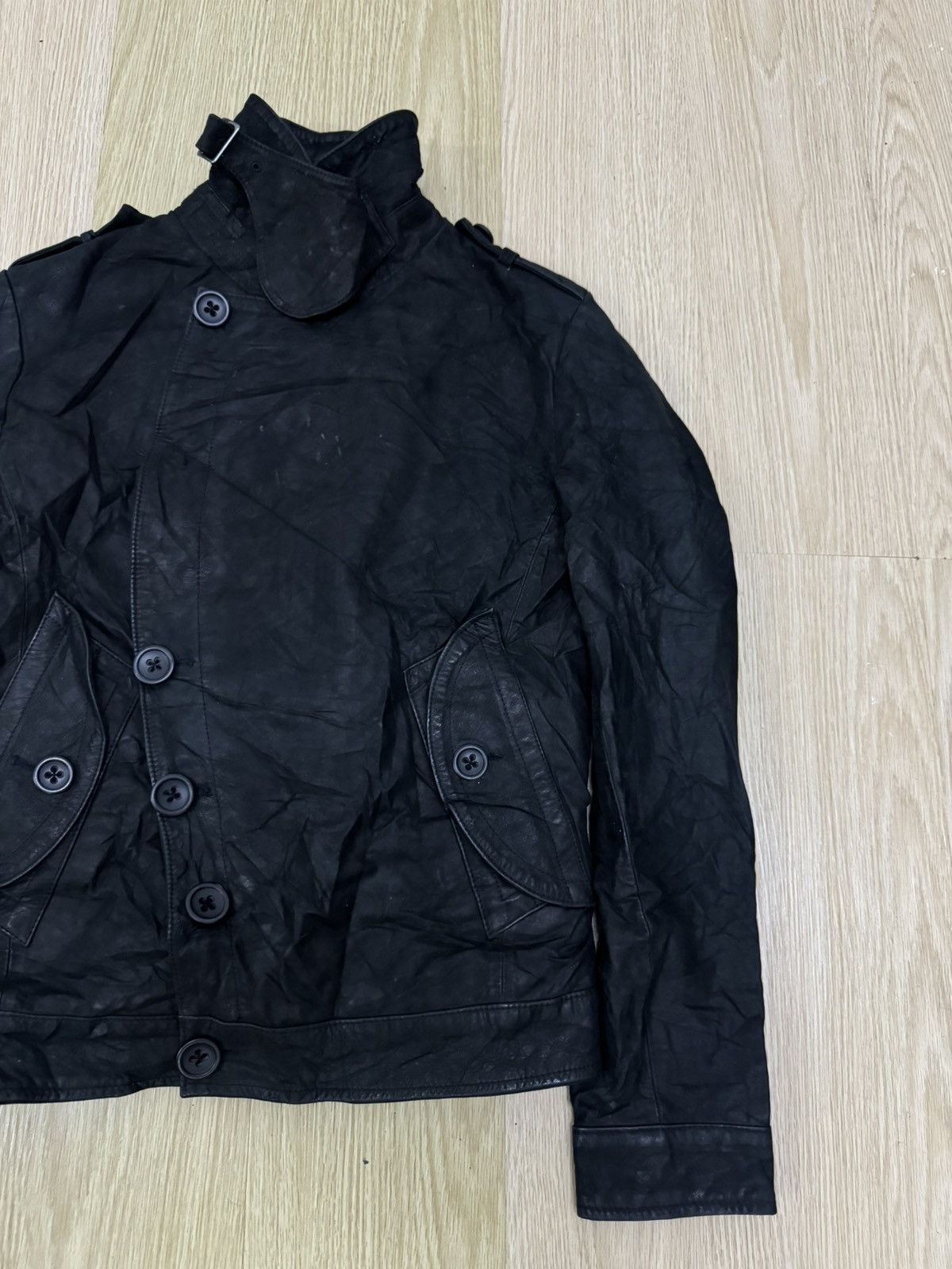 Banana Republic Vintage Banana Republic double collar leather jacket Size US S / EU 44-46 / 1 - 3 Thumbnail