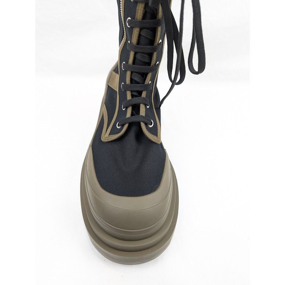 Bottega Veneta o1rshd1 Canvas Fabric Boots in Black Size US 9 / EU 42 - 7 Thumbnail