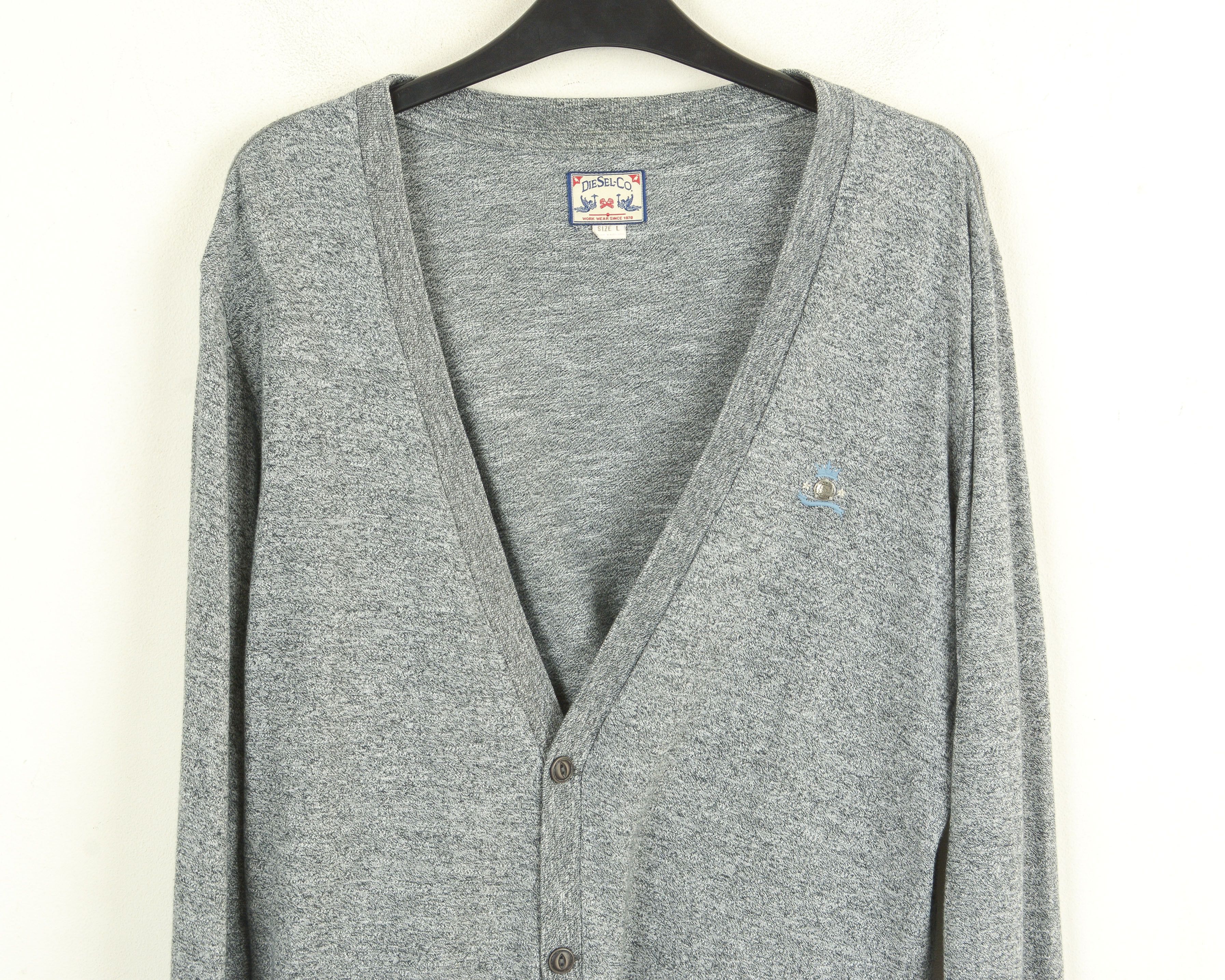 Diesel Cardigan Jumper Button Jacket Sweater Top Cotton Sweatshirt Size US L / EU 52-54 / 3 - 2 Thumbnail