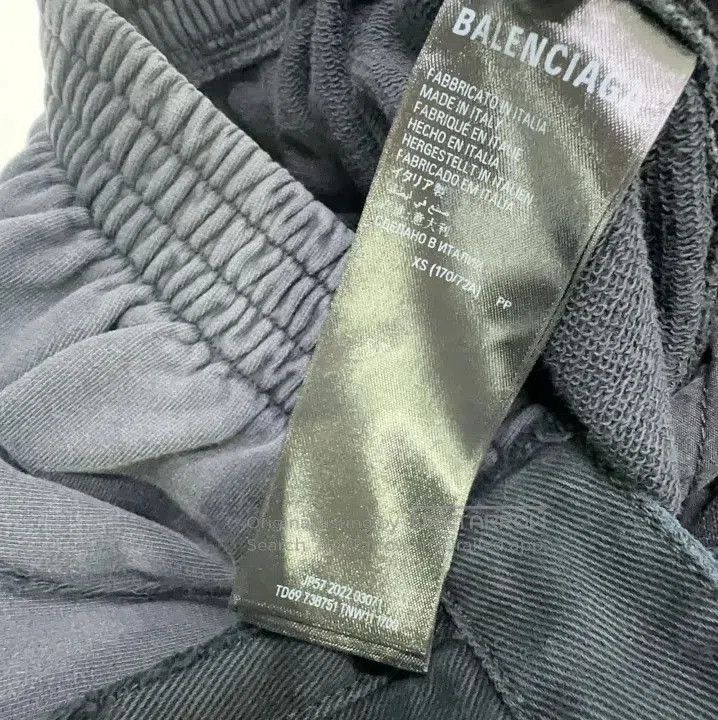 Balenciaga Balenciaga Black Straight-Leg Casual Pants for Men. Size US 26 / EU 42 - 3 Thumbnail