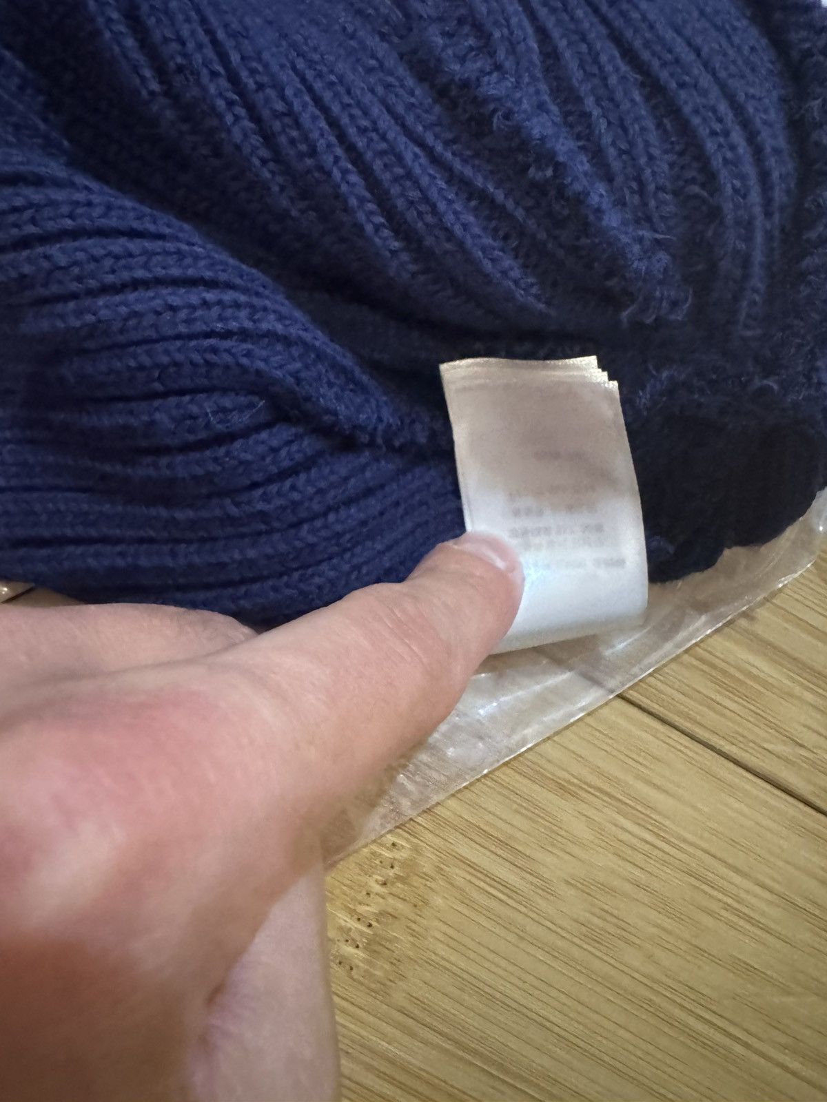 Supreme Supreme S/S25 Overdyed Beanie - Navy Size ONE SIZE - 7 Thumbnail