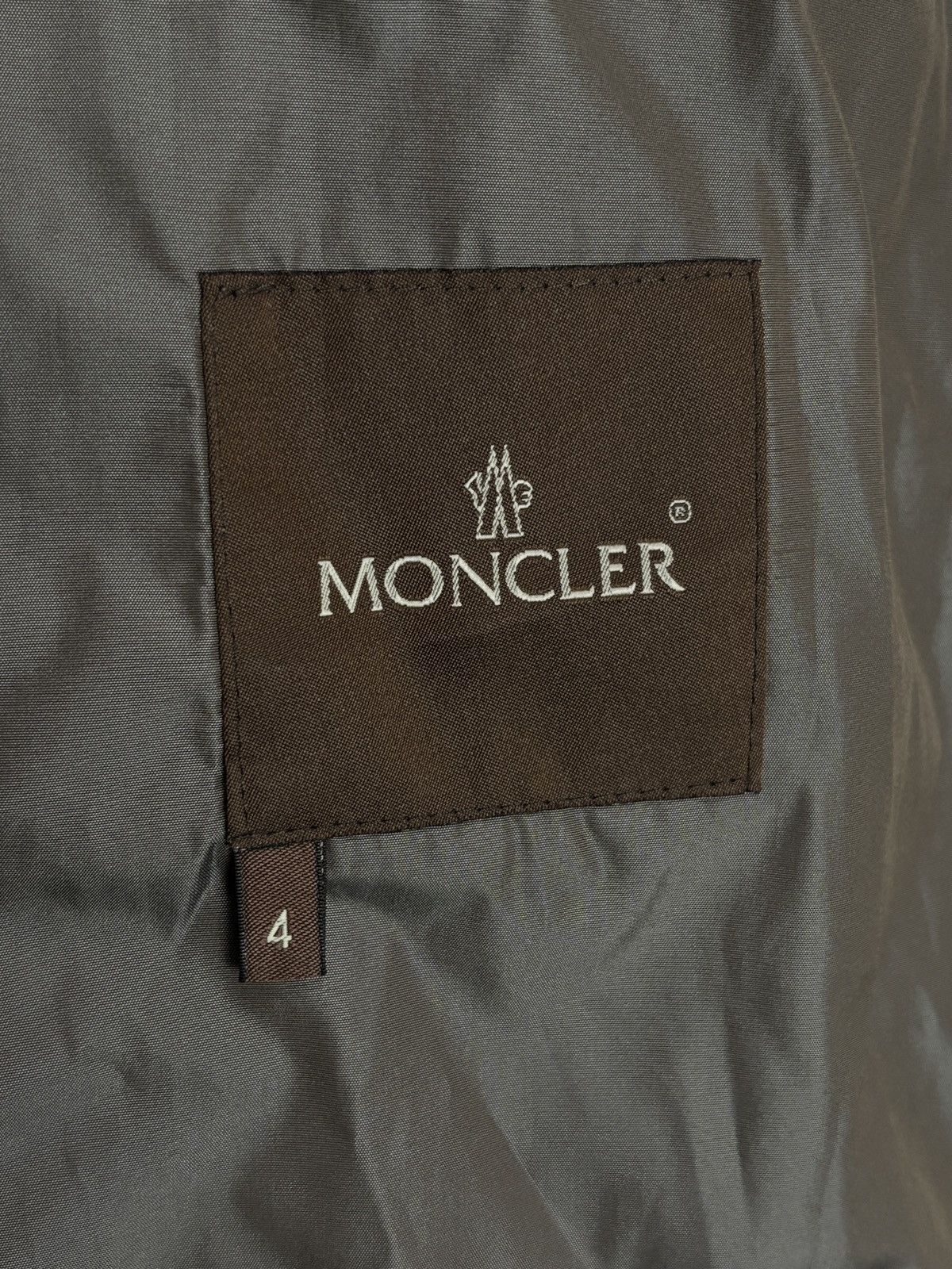 Moncler Vintage Moncler Double Breasted Belted Trench Coat Size L / US 10 / IT 46 - 14 Thumbnail