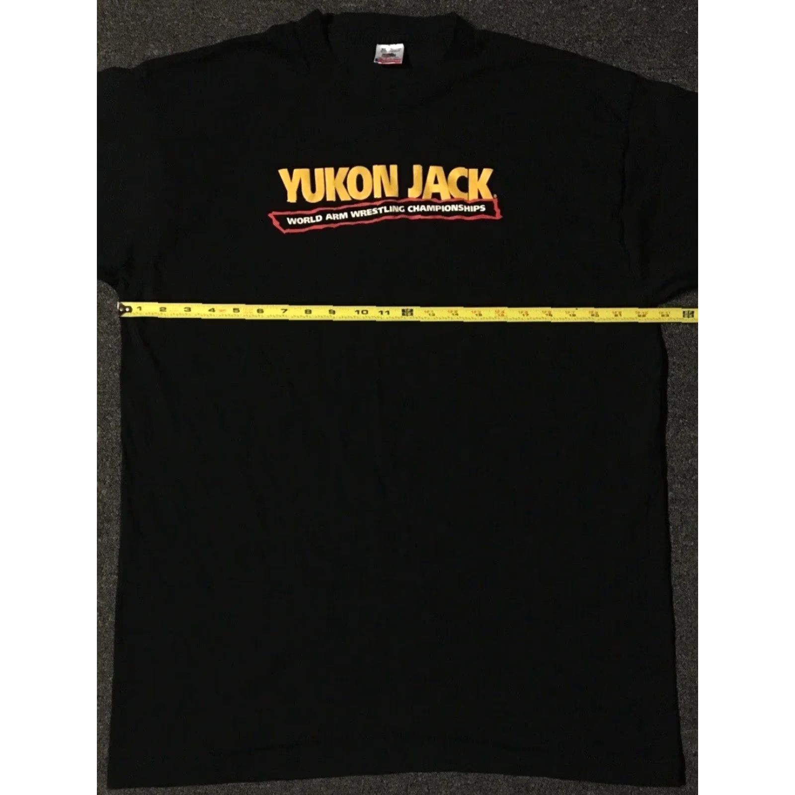 Vintage VINTAGE Yukon Jack Beer Arm Wrestling Championship Shirt XL Black Mens T-Shirt 90s Grunge Harley Humour Badass USA Size US XL / EU 56 / 4 - 7 Thumbnail