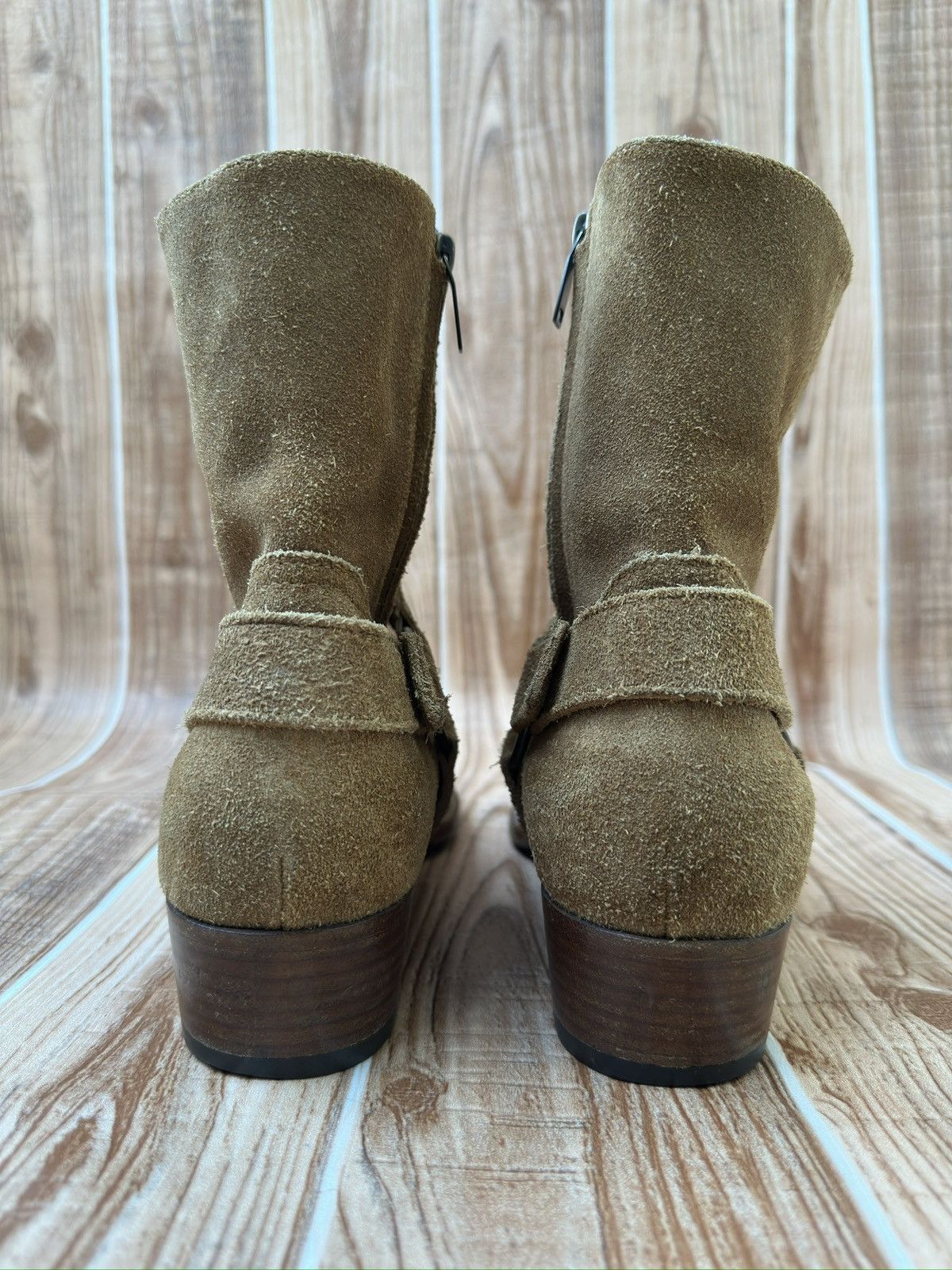 Saint Laurent Paris Hedi Slimane Saint Laurent Wyatt Harness Camel suede Boots Size US 9 / EU 42 - 14 Thumbnail