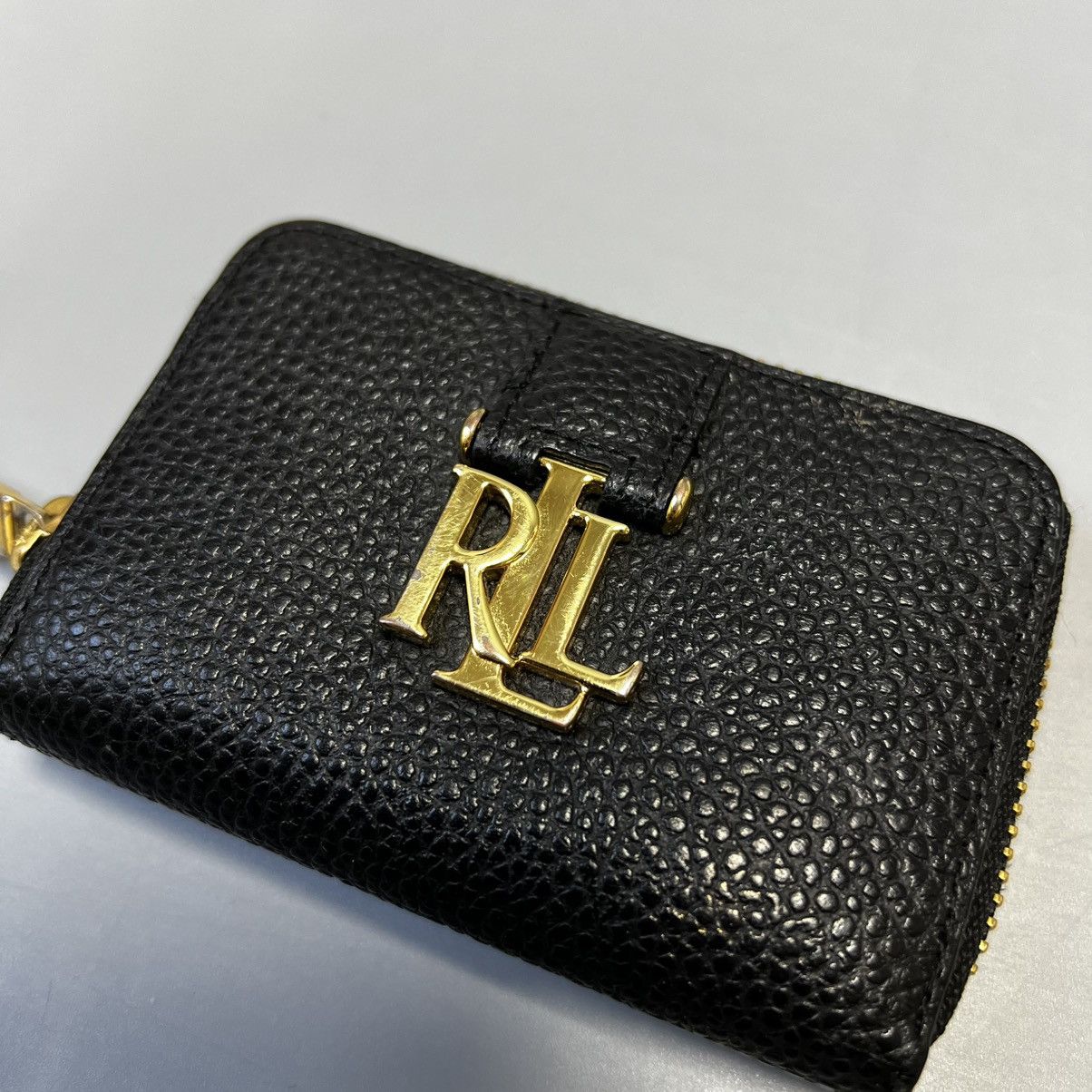 Ralph Lauren Ralph Lauren Leather Wallet Black Size ONE SIZE - 9 Thumbnail