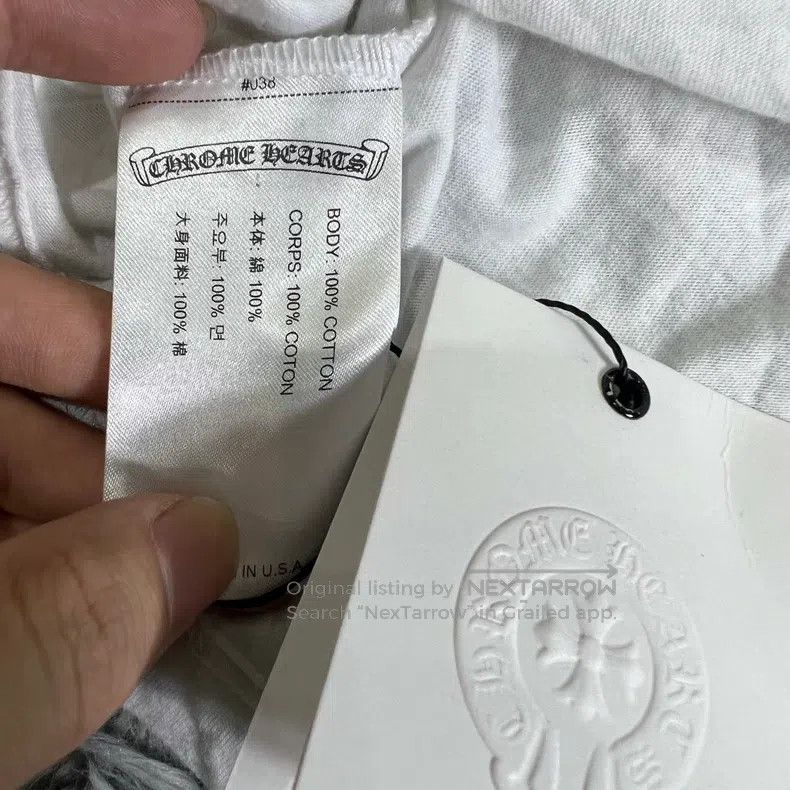 Chrome Hearts CHROME HEARTS Size M Collar sleeves Sanskrit logo long slee Size US M / EU 48-50 / 2 - 4 Thumbnail