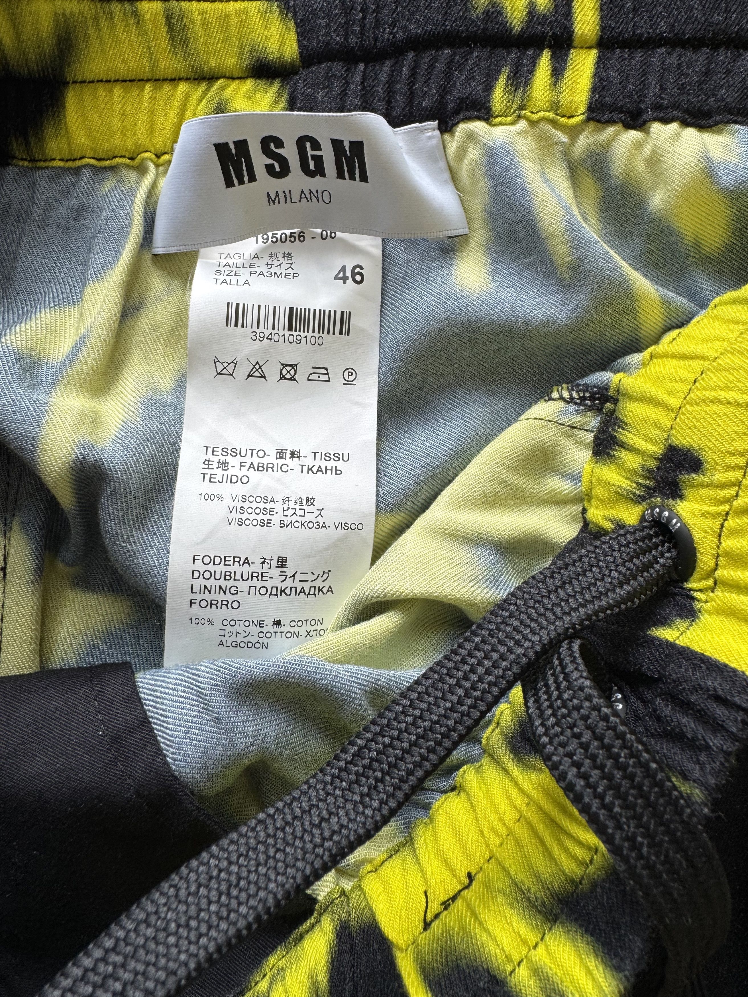 MSGM MSGM Palm Trees Print Summer Shorts Size US 30 / EU 46 - 3 Thumbnail