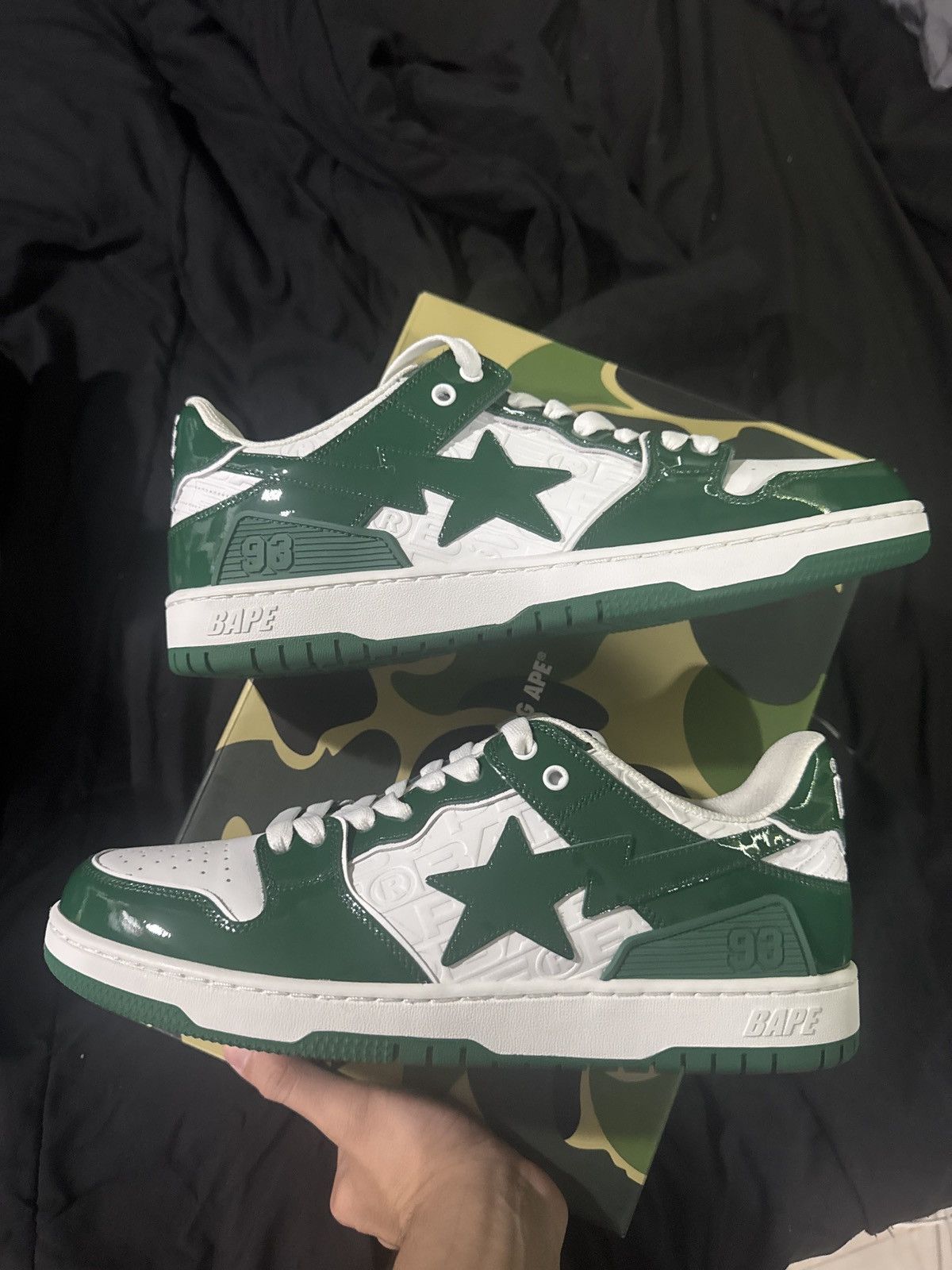 Bape sk8sta green