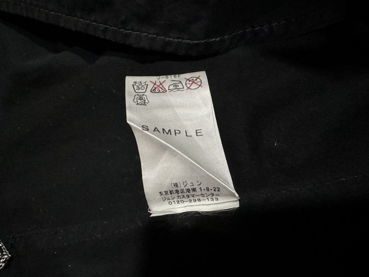 JUN MEN × Japanese Brand 🔥Rare Sample Vintage Jun Men Black Shirt Goth Punk Size US L / EU 52-54 / 3 - 9 Thumbnail