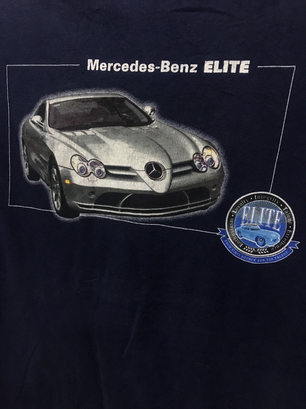 Mercedes-Benz × Vintage Vintage Mercedes-Benz Elite T-Shirt Universal Size US L / EU 52-54 / 3 - 1 Thumbnail