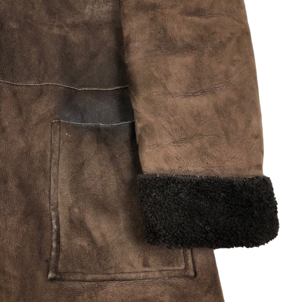 A.P.C. Vintage A.P.C. Hooded Sheepskins Shearling Leather Jacket Size S / US 4 / IT 40 - 6 Thumbnail