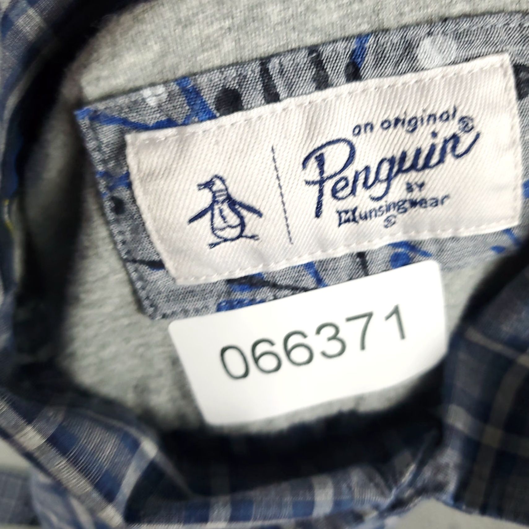 Original Penguin Original Penguin Shirt Mens Medium Blue Plaid Long Sleeve Button-Up Casual Size US M / EU 48-50 / 2 - 7 Thumbnail