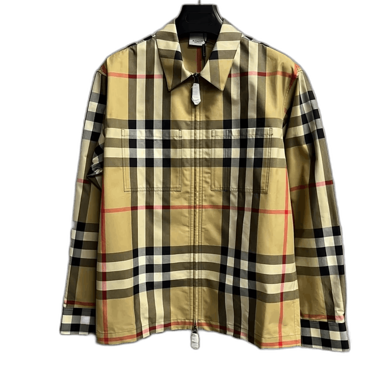 Burberry Burberry Beige Plaid Long Sleeve Shirt Size US S / EU 44-46 / 1 - 1 Thumbnail