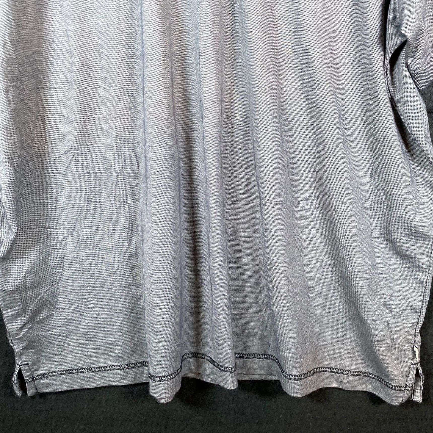 Tommy Bahama Tommy Bahama Men Shirt Gray Collared Polo Short Sleeve Cotton Polyester Blend XL Size US XL / EU 56 / 4 - 4 Thumbnail