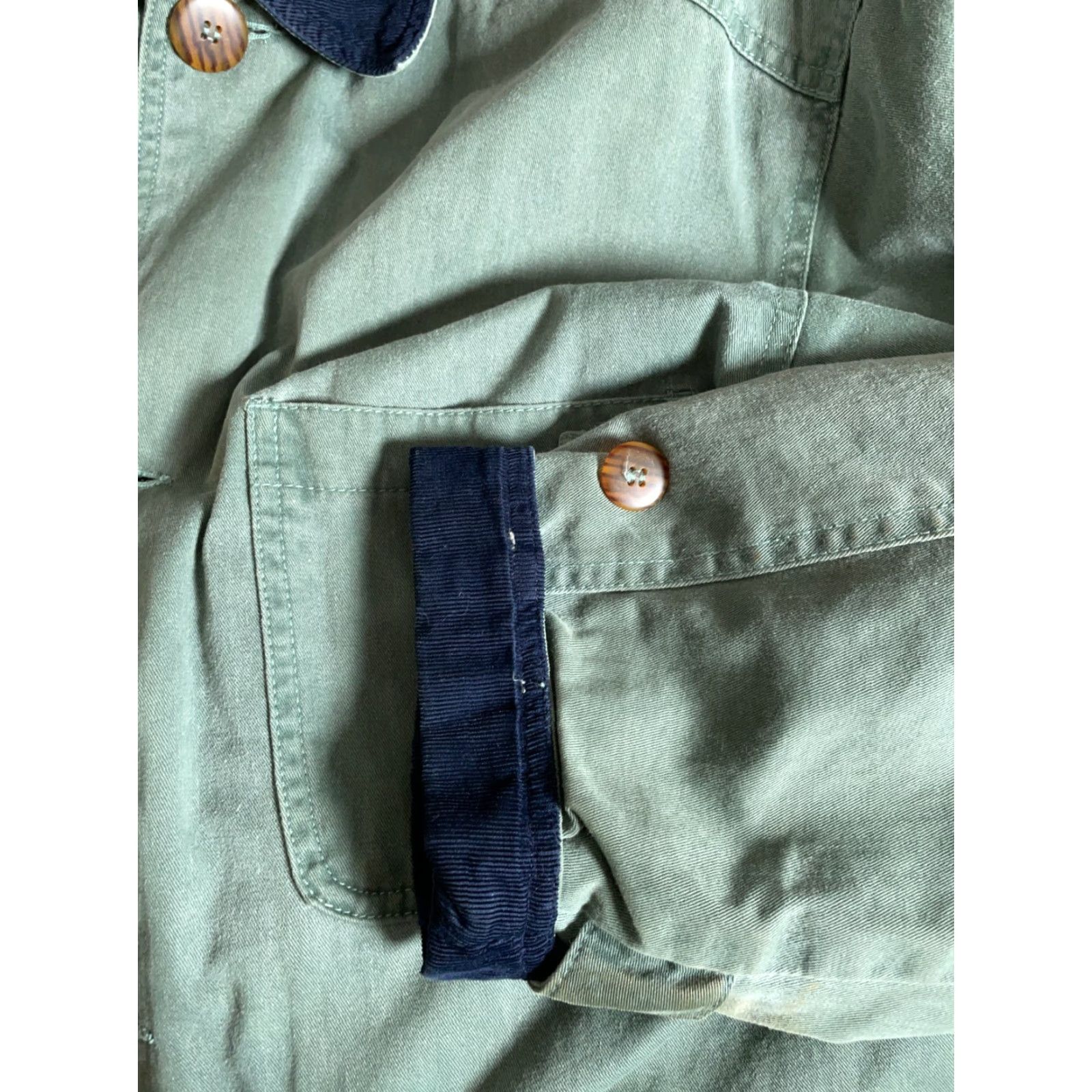 ASH 90s Pigment Dyed Chore Jacket Men's Small Green Plaid Lined Dash Tag Vintage No Size US S / EU 44-46 / 1 - 5 Thumbnail