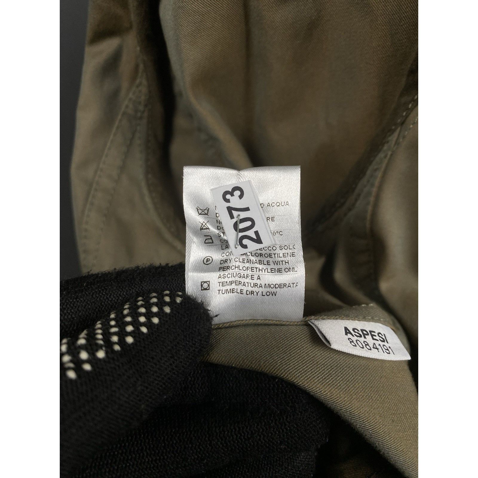 Aspesi Alberto Aspesi Women's Green Brown Double Breasted Trench Pe Size L / US 10 / IT 46 - 13 Thumbnail