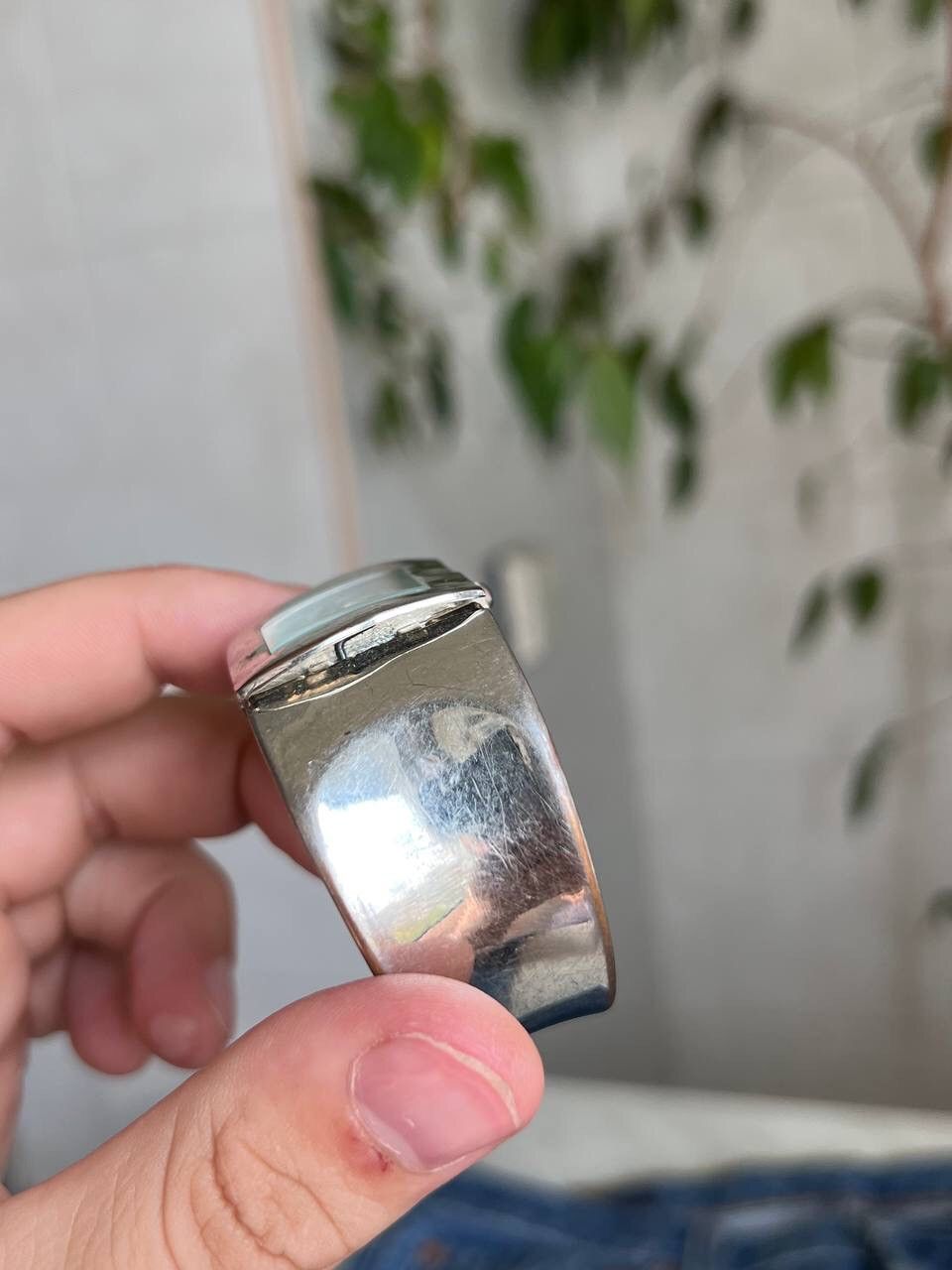 Japanese Brand × Vintage Vintage Japanese style futuristic Chrome Metallic Watch Size ONE SIZE - 4 Thumbnail