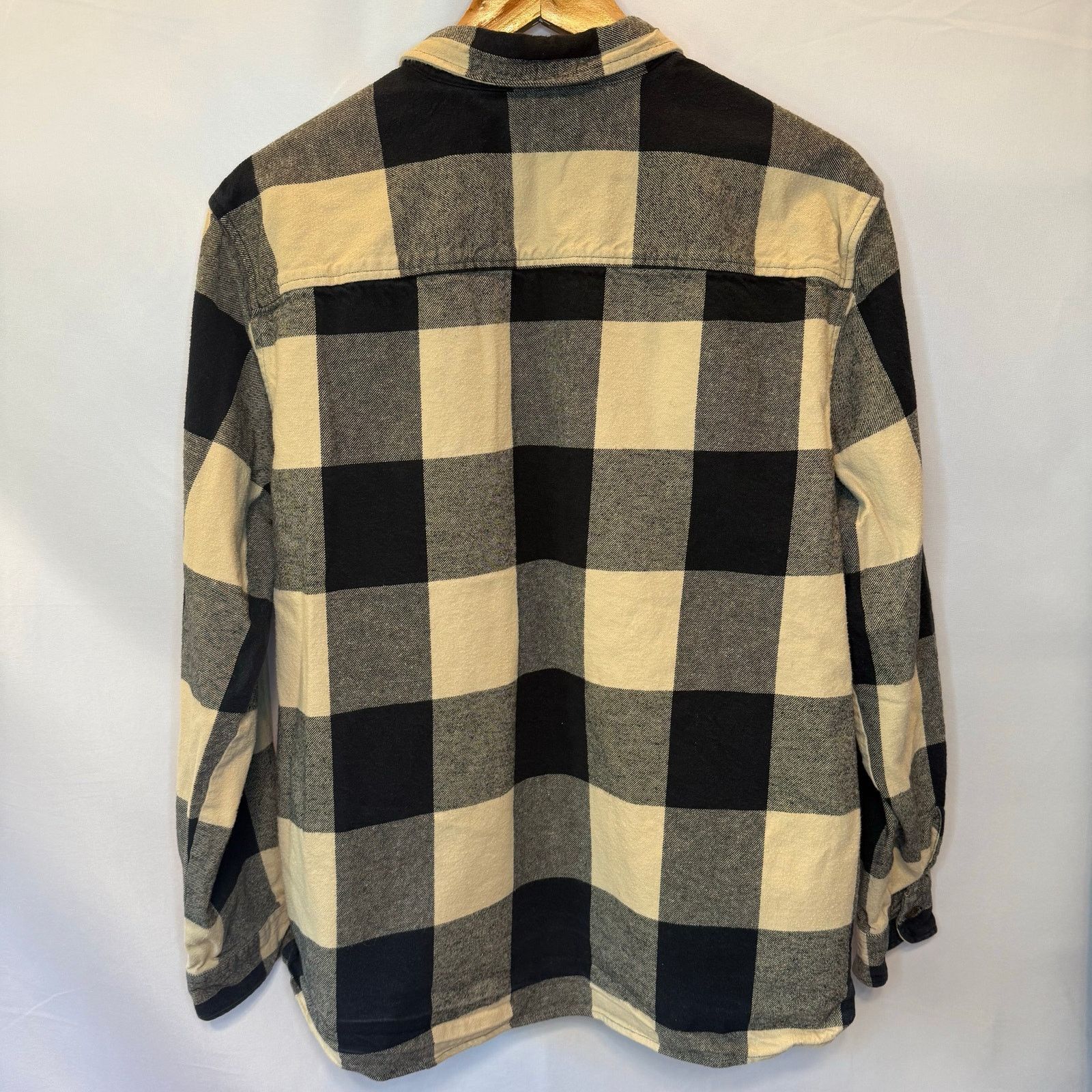 Pacsun PacSun Tan Plaid Flannel M Men Fall Long Sleeve Button Front Size US M / EU 48-50 / 2 - 3 Thumbnail