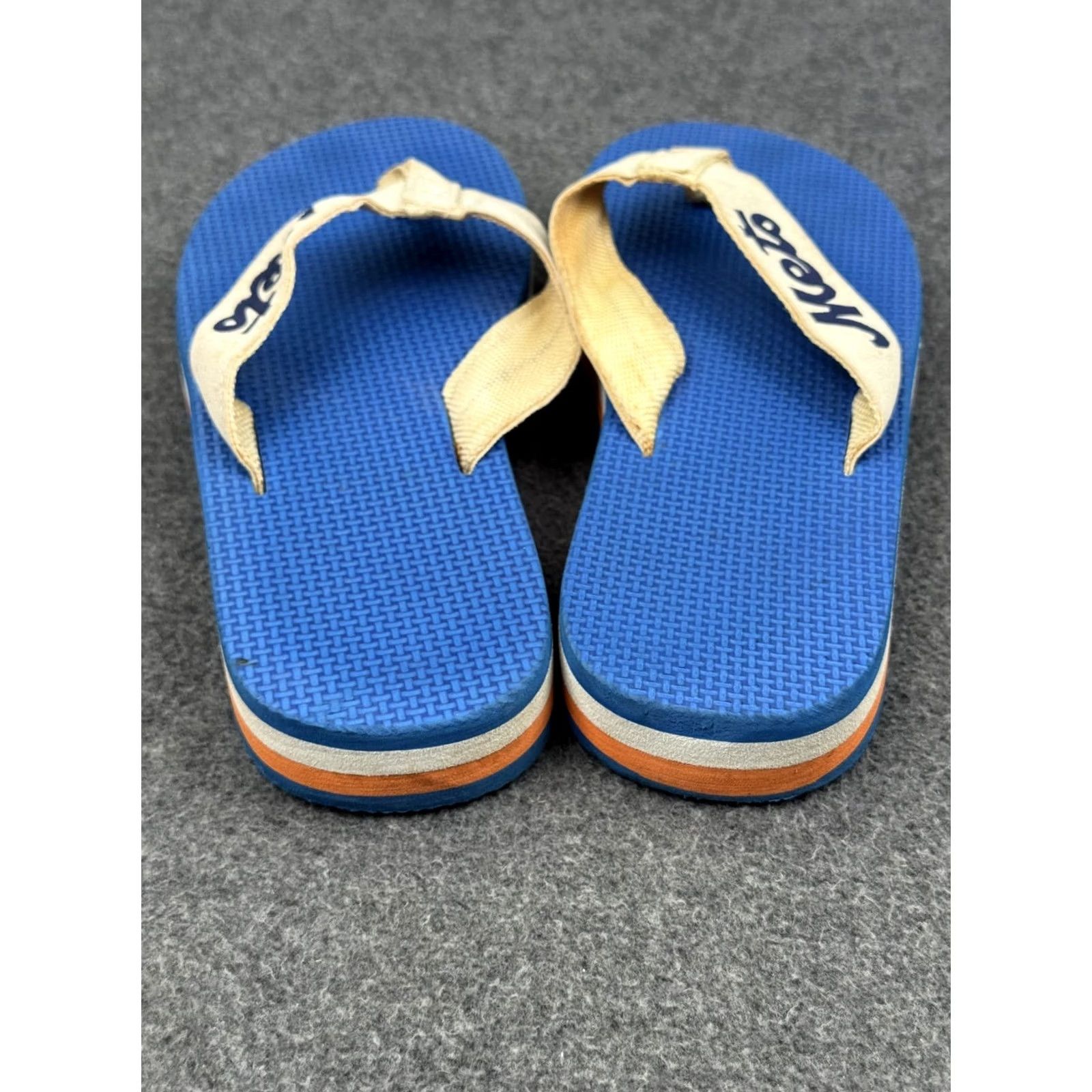 Vintage New York Mets Flip Flop Sandal 6 Blue Stadium Giveaway 1980s Womens, Women's — image 4 of 6