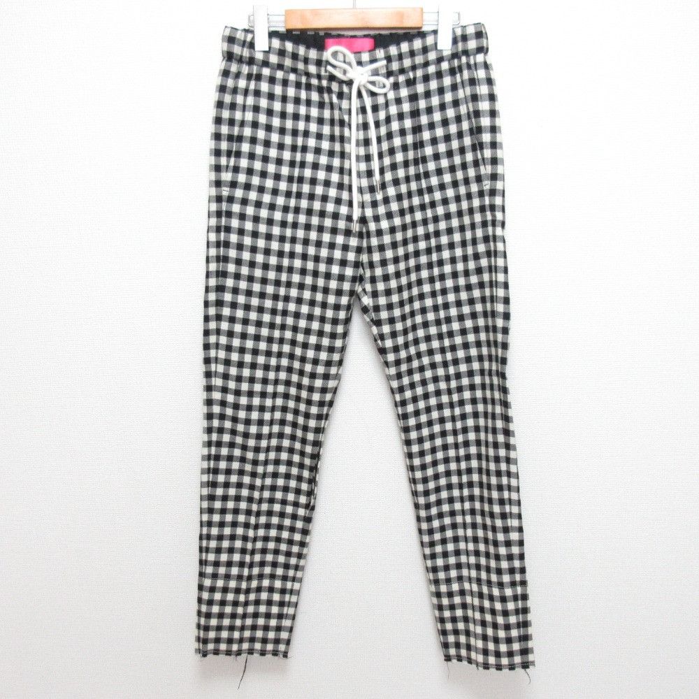 Other Other TAKESHI KOSAKA by Y's Pink Label Check Pants Others Pants YV-P43-135 DUTY FREE for USA Size ONE SIZE - 1 Thumbnail