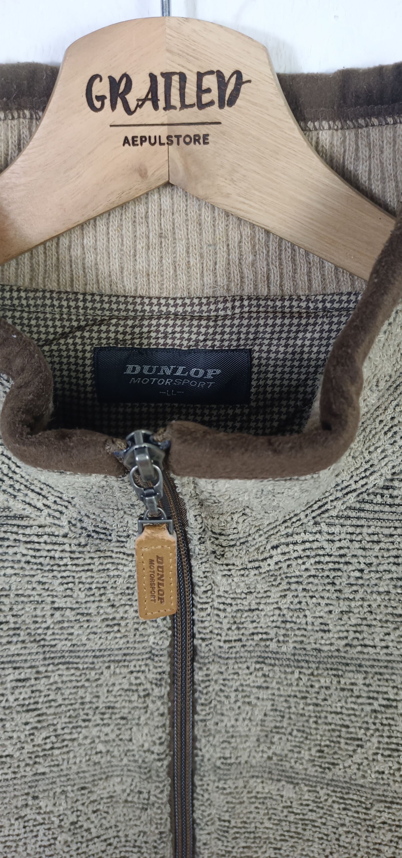 Dunlop Vintage🇯🇵 Dunlop Fleece Full Zipper Jacket Size US XL / EU 56 / 4 - 7 Thumbnail