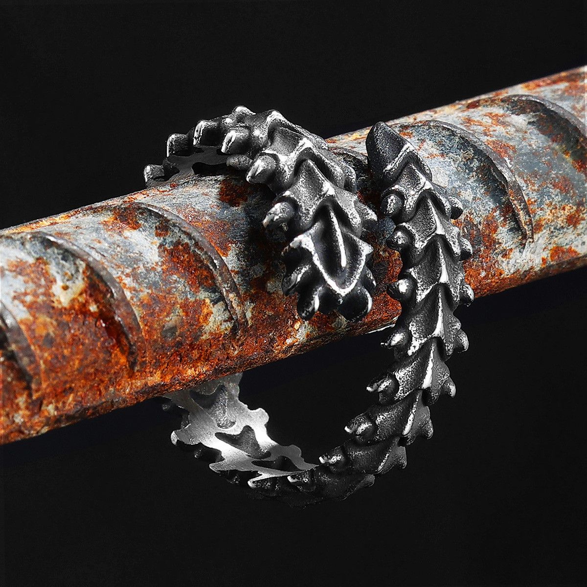 Jewelry Dragon Back Spine Ring Size ONE SIZE - 4 Thumbnail