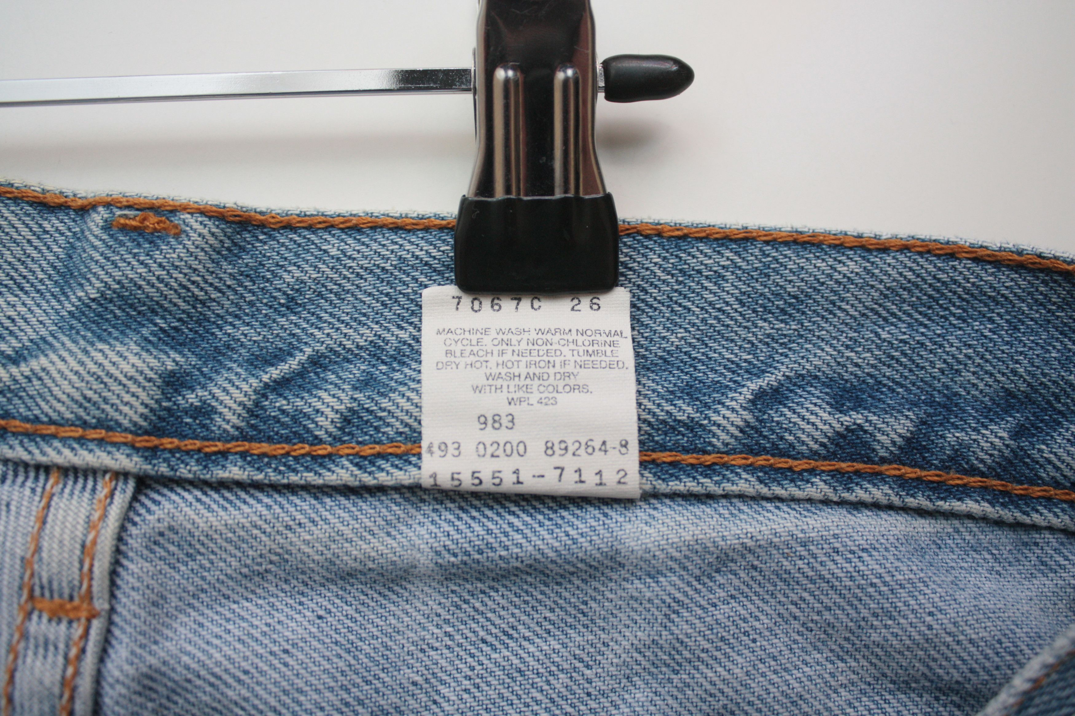 Levi's Vintage Clothing Levi's 550 Vintage denim Blue Jeans 90s Size US 30 / EU 46 - 8 Thumbnail