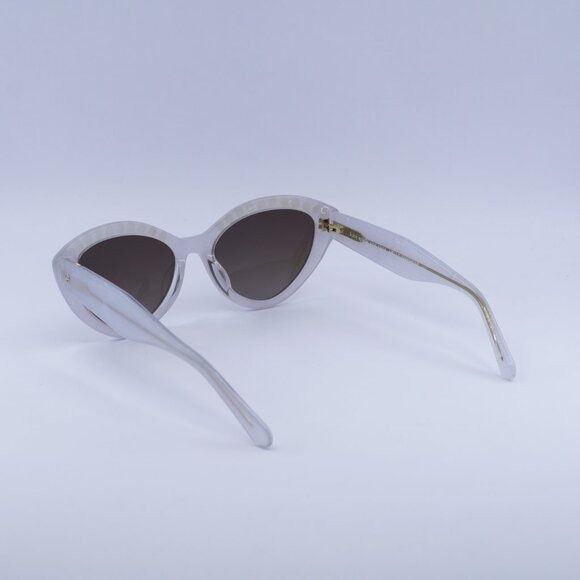 Kate Spade 🕶️New Kate Spade JUNI/G/S PEARL 0VK6 HA White Sunglasses Size ONE SIZE - 9 Thumbnail
