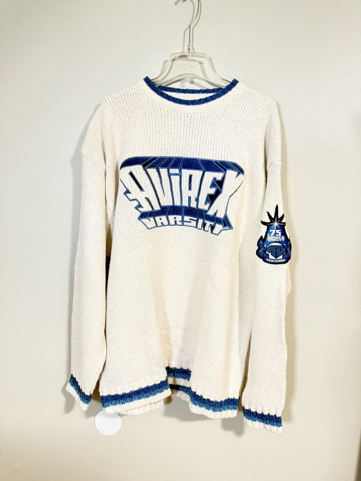 Avirex Vintage Avirex Varsity Knit 3XL Size US XXL / EU 58 / 5 - 1 Thumbnail