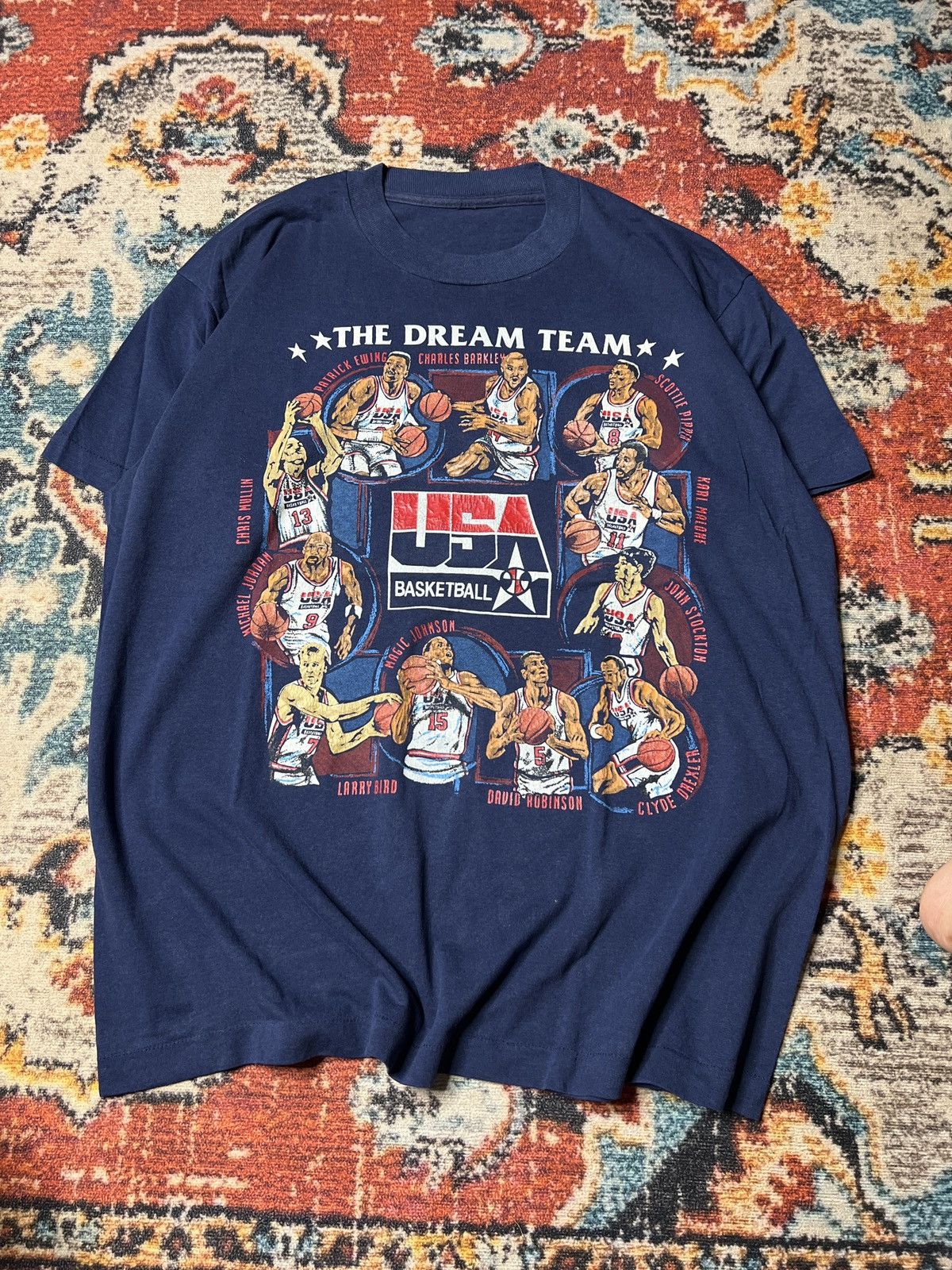 Vintage Vintage USA Basketball The Dream Team 1992 Size US XL / EU 56 / 4 - 2 Thumbnail