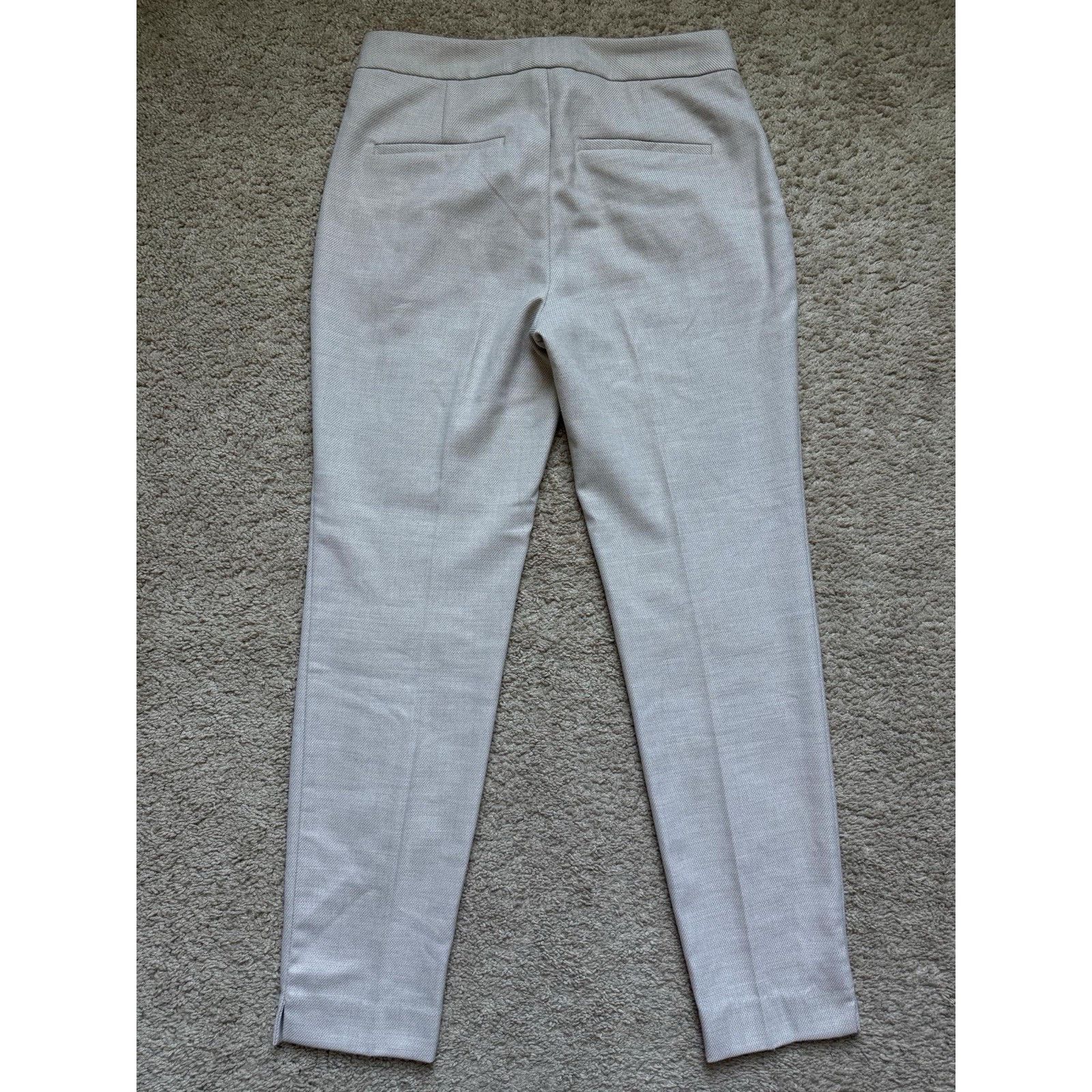 Zara Zara Dress Pants Trousers Beige Ankle Tapered Career Women 2 Size 26" / US 2 / IT 38 - 6 Thumbnail