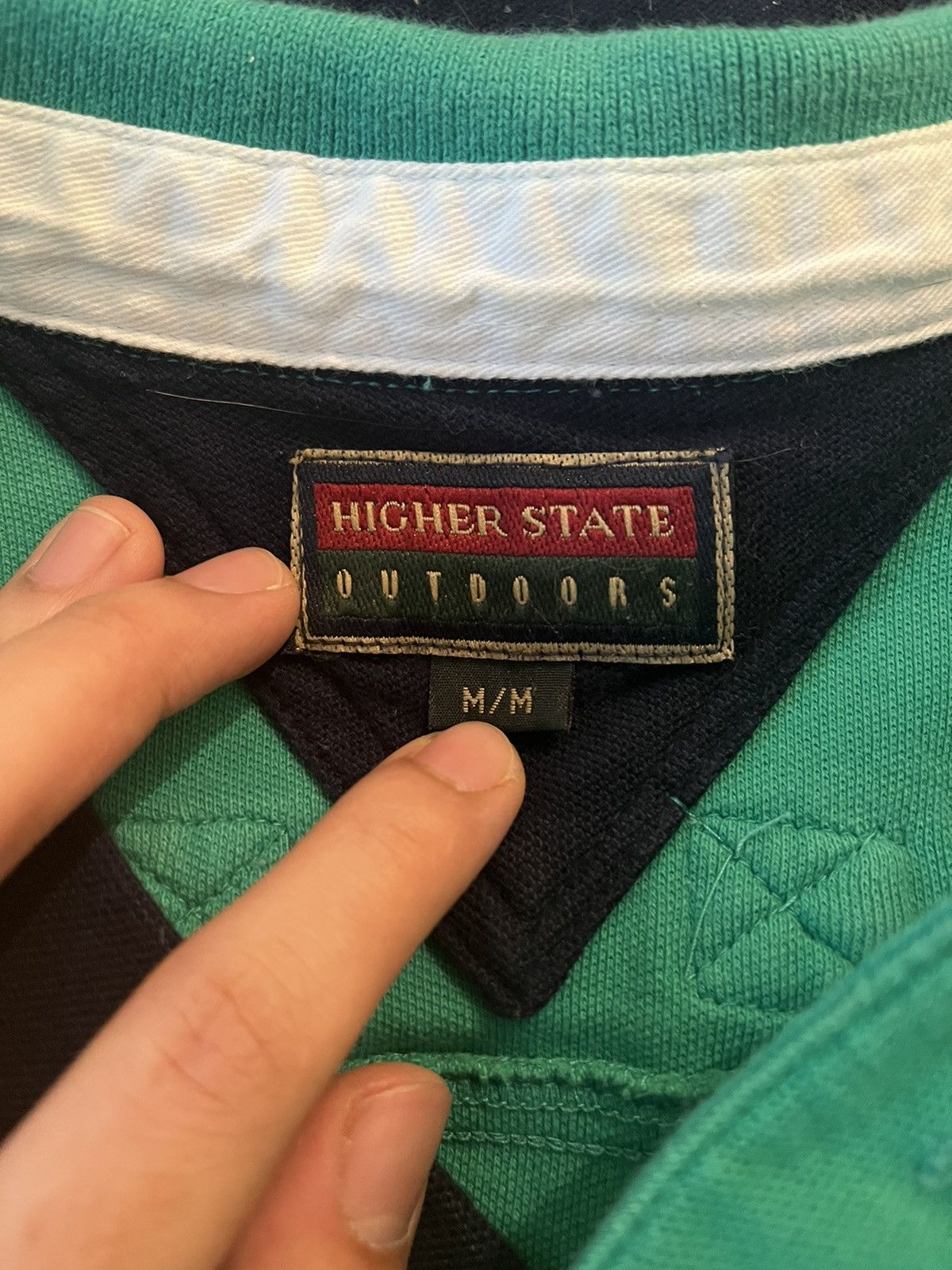 Vintage Higher State Outdoors Vintage Polo Long Sleeve Size US M / EU 48-50 / 2 - 4 Thumbnail