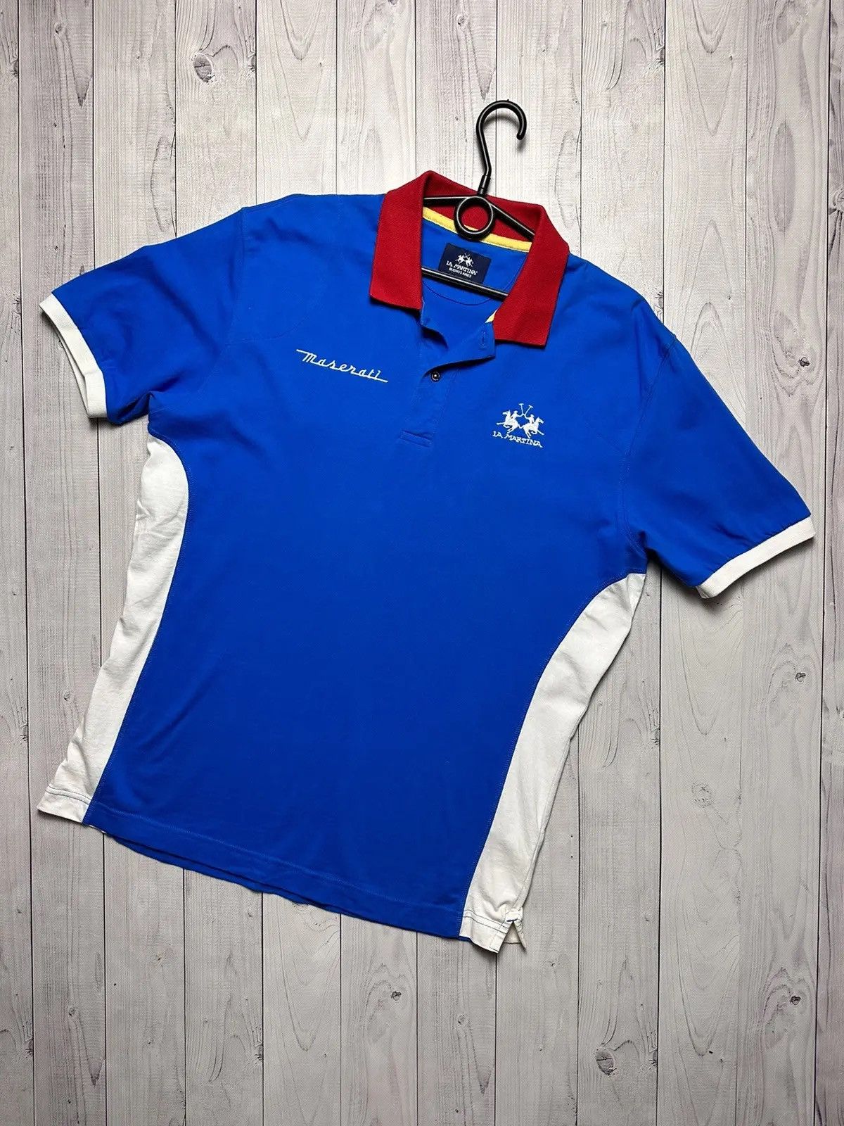 La Martina Vintage Racing Maserati La Martina polo racing team big logo Size US XL / EU 56 / 4 - 2 Thumbnail