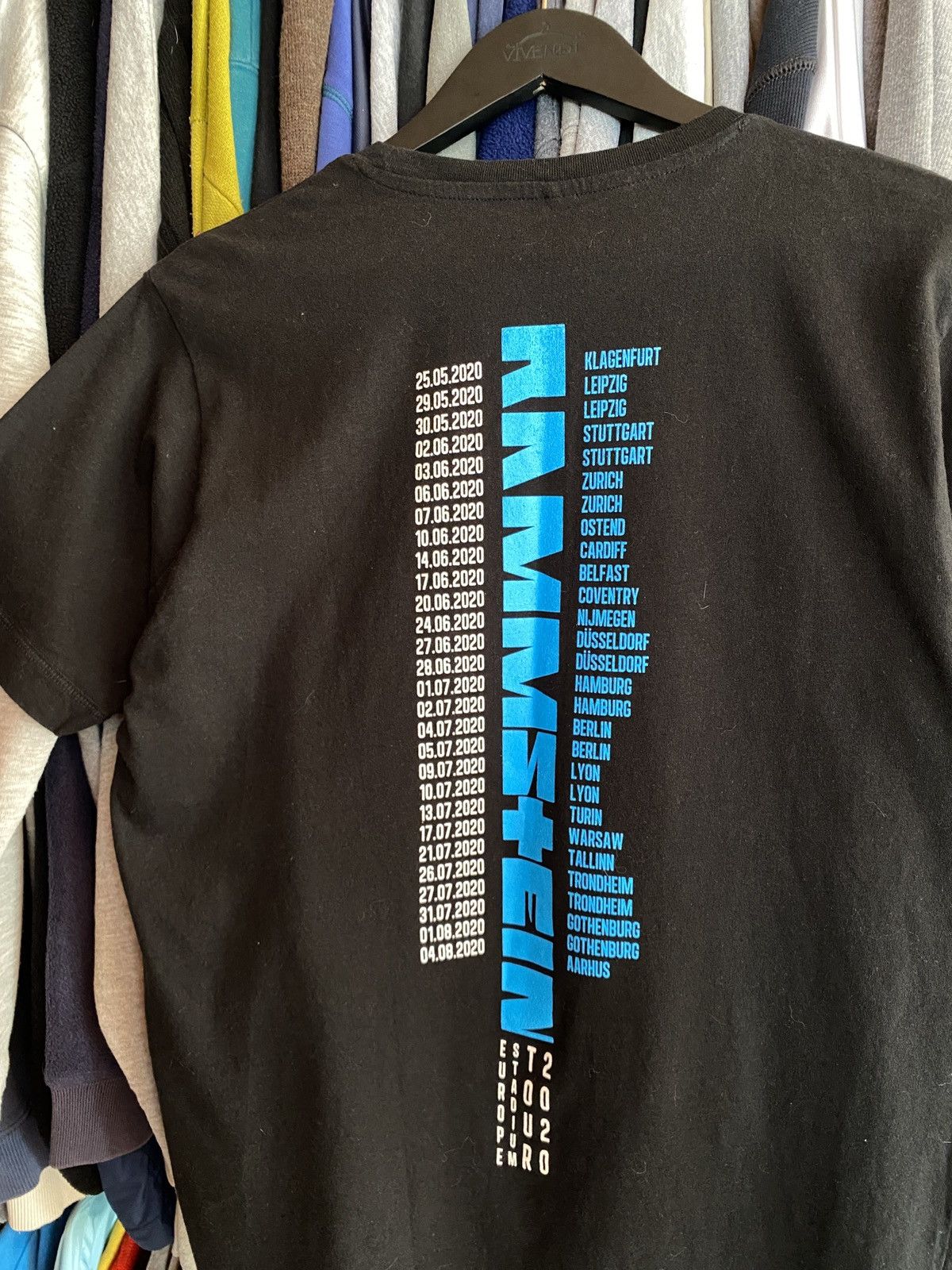 Band Tees VINTAGE RAMMSTEIN EUROPE TOUR T-SHIRT Size US M / EU 48-50 / 2 - 4 Thumbnail