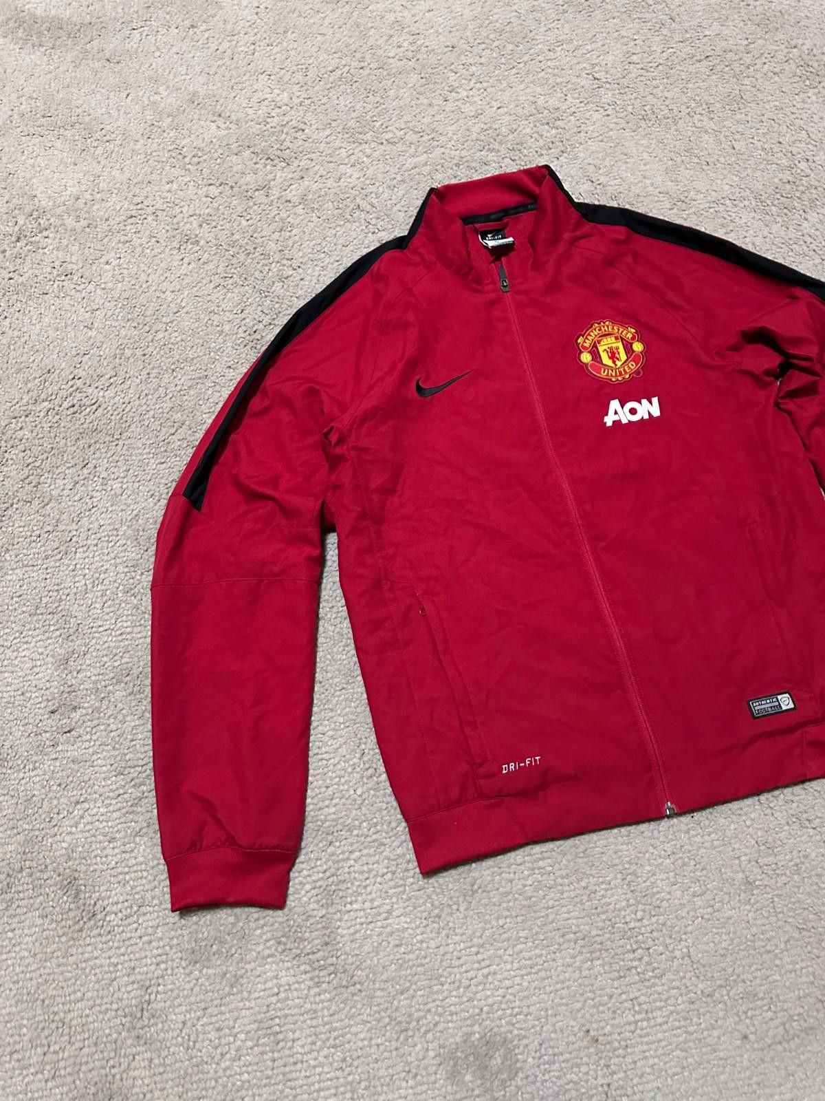 Nike 2014-15 Manchester United Nike Football Soccer Track Jacket Size US M / EU 48-50 / 2 - 2 Thumbnail