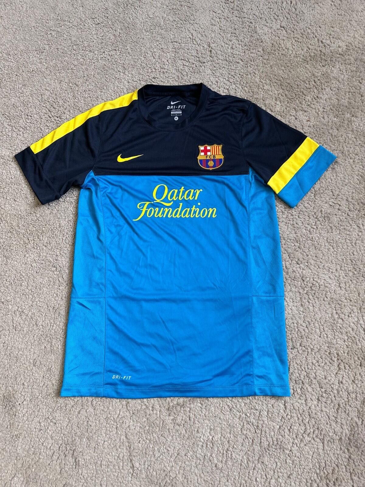 Nike BARCELONA 2012/13 TRAINING FOOTBALL SHIRT NIKE SOCCER JERSEY Size US M / EU 48-50 / 2 - 1 Thumbnail