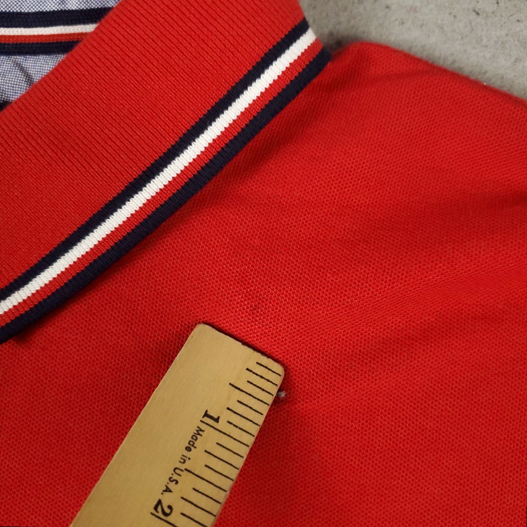 Tommy Hilfiger Tommy Hilfiger Polo Shirt Mens 2XL Red Short Sleeve Casual Logo Size US XXL / EU 58 / 5 - 3 Thumbnail