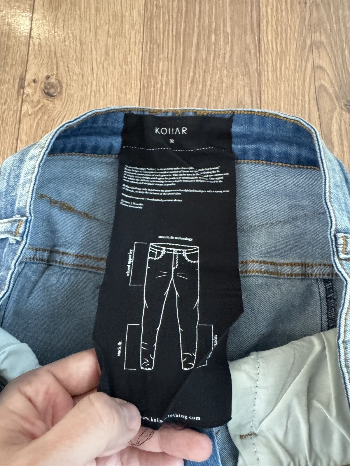 Kollar Clothing Blue Kollar Clothing Distressed Button Up Denim Size US 32 / EU 48 - 5 Thumbnail
