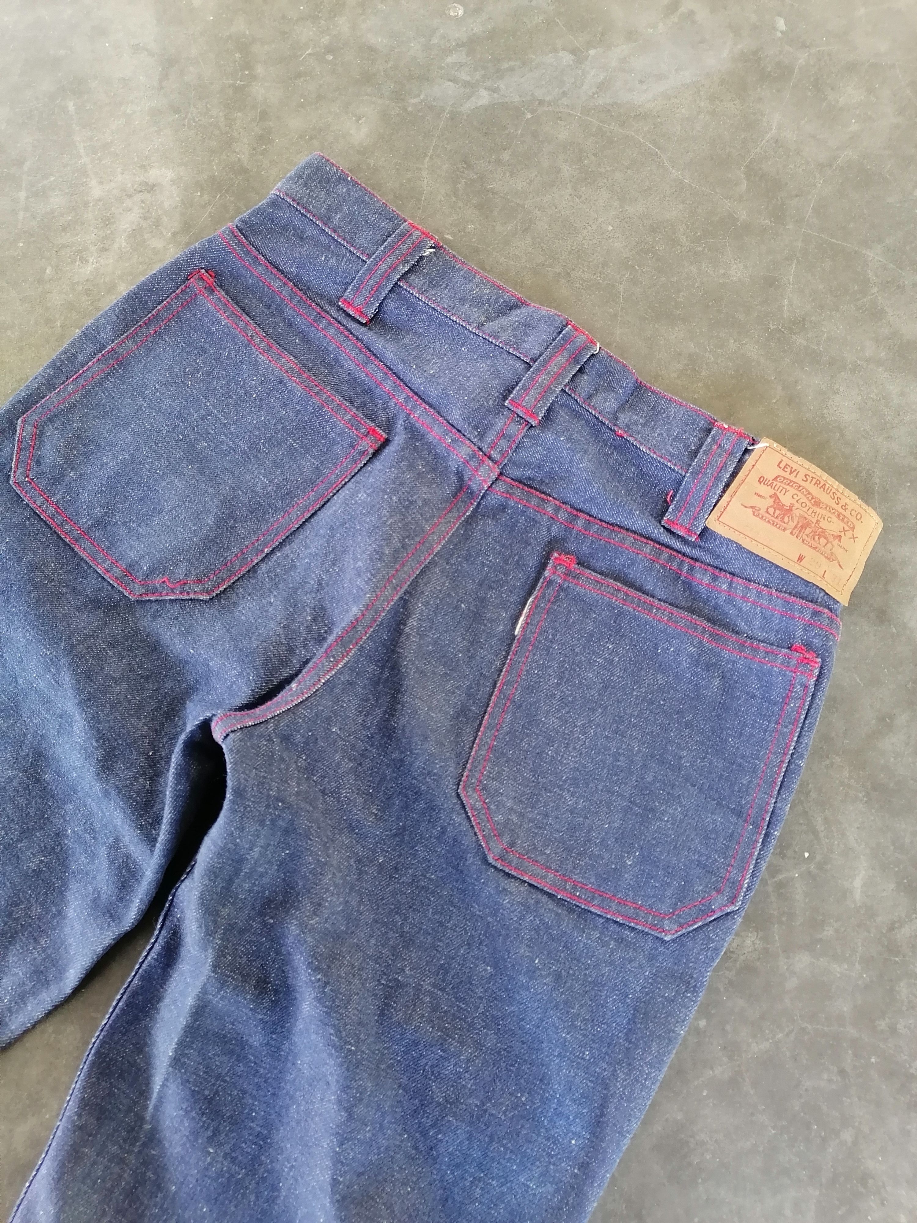 Levi's Vintage Clothing Vintage 60/70s Levi's 510 Denim Flare Bushpants Size US 29 - 7 Thumbnail