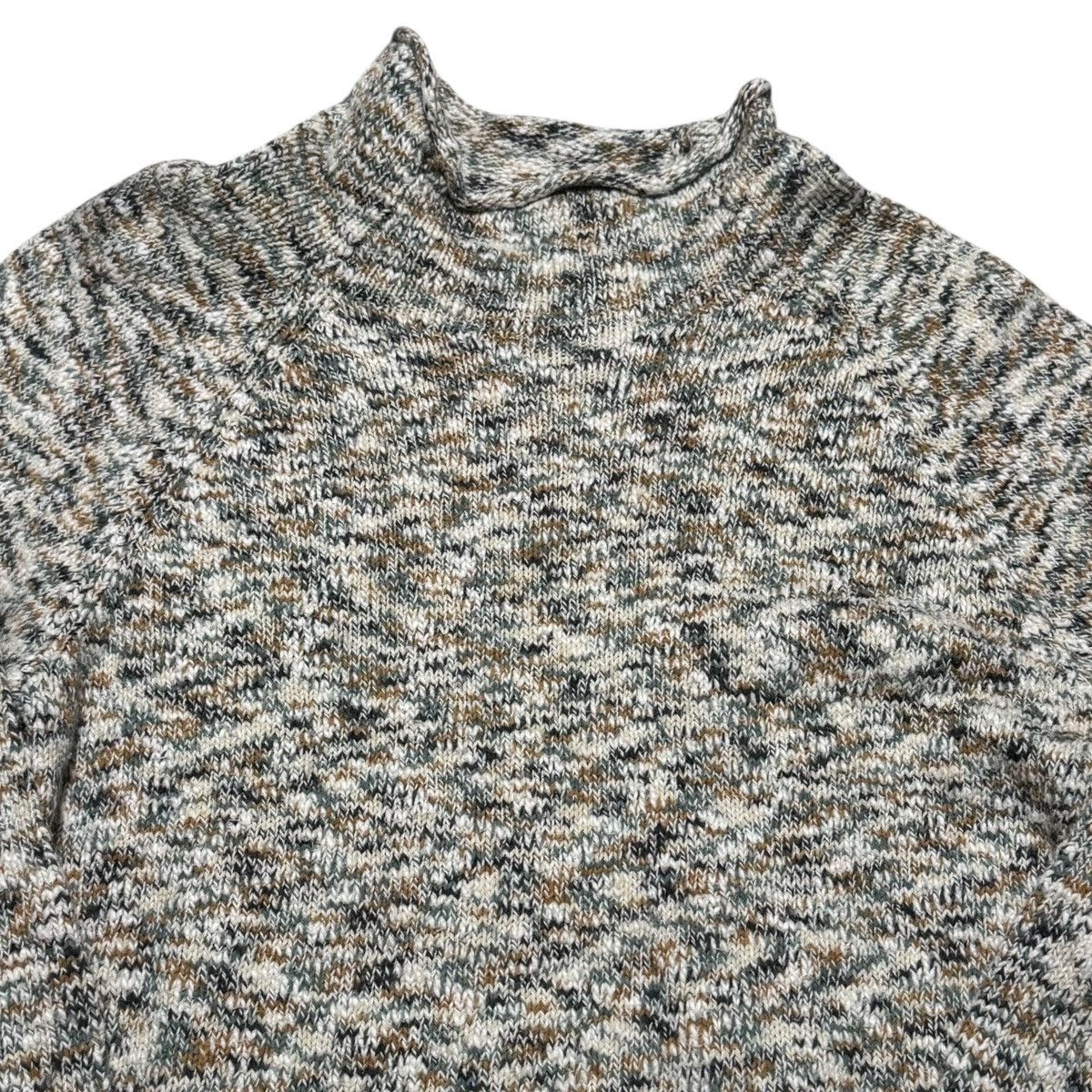 L.L. Bean L.L. Bean Cotton Mock Neck Sweater Women's Large Regular Size L / US 10 / IT 46 - 2 Thumbnail