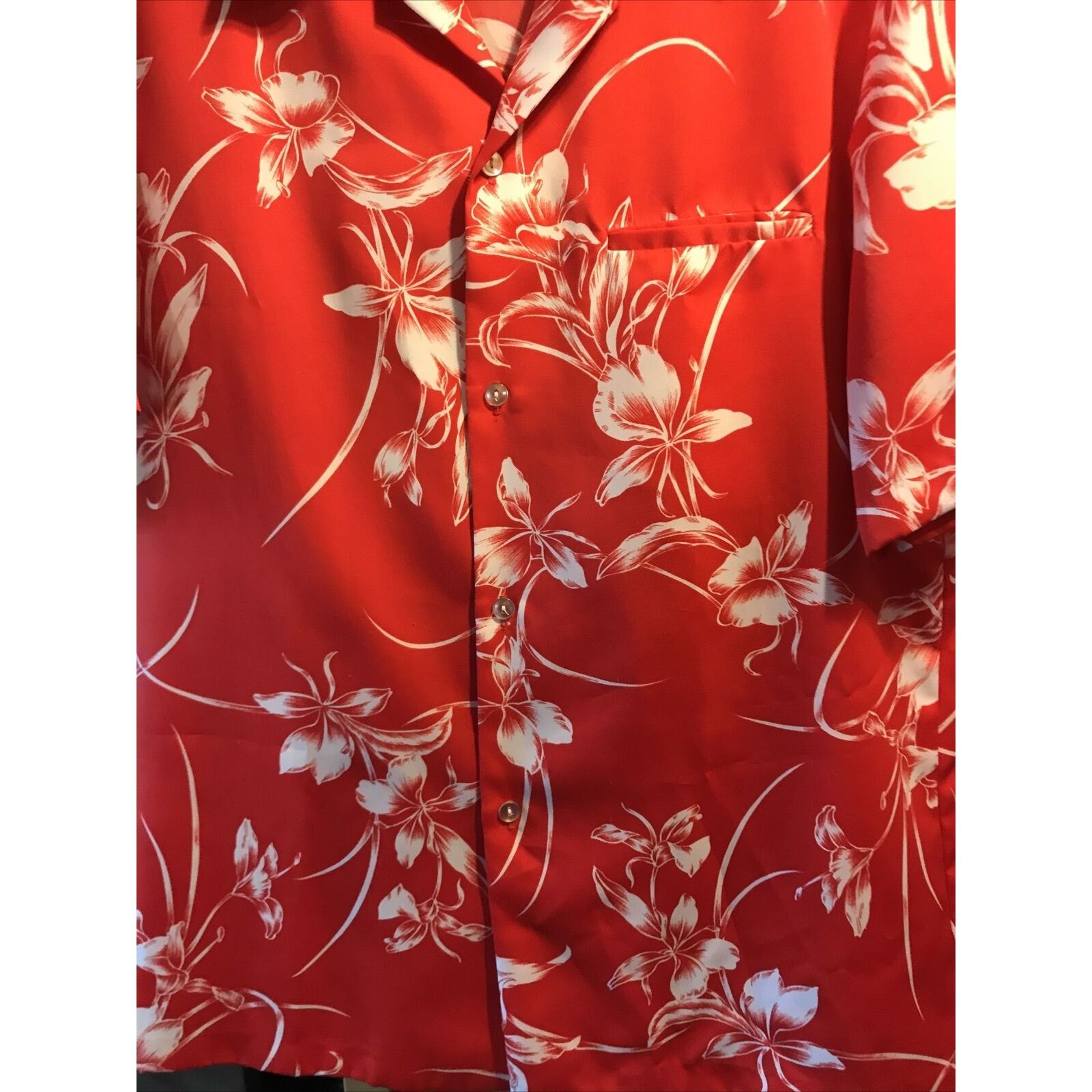 Other Malihini Vintage Men's M Red Floral SS Rayon Hawaiian Shirt Size US M / EU 48-50 / 2 - 7 Thumbnail