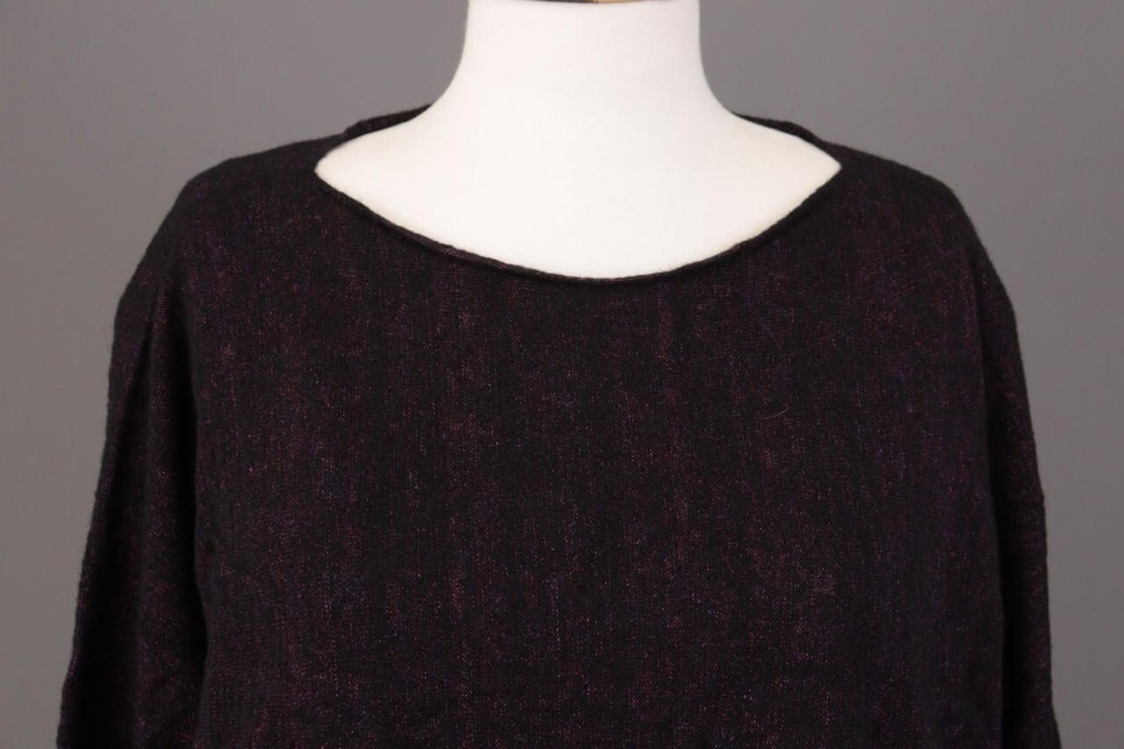 Emporio Armani Emporio Armani Black Label Purple Wool Knit Sweater Size 46 Size M / US 6-8 / IT 42-44 - 2 Thumbnail