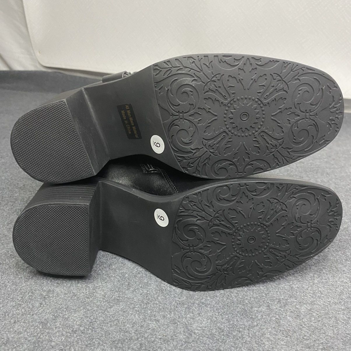 Other Pazzle Ankle Boots Womens Block Heel Western Black Sz 9 Size US 9 / IT 39 - 8 Thumbnail