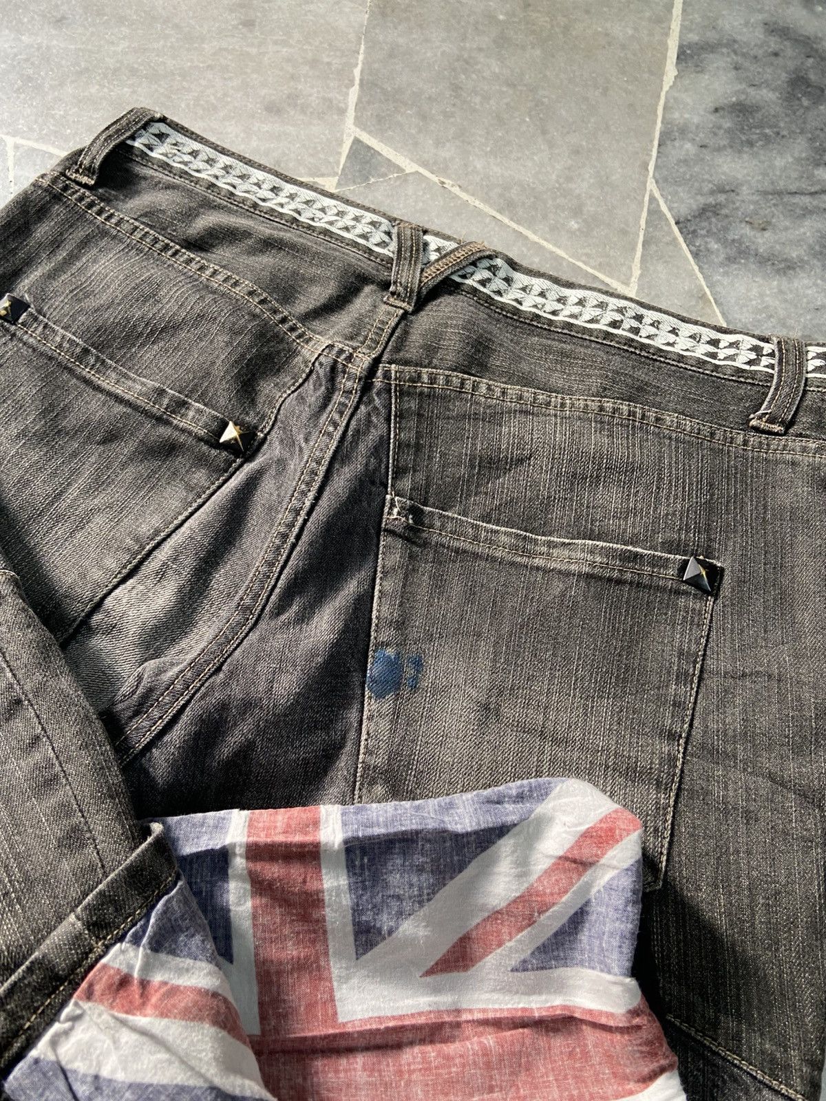 PPFM PPFM Jeans Punk Jeans Art design Pants Size US 33 - 7 Thumbnail