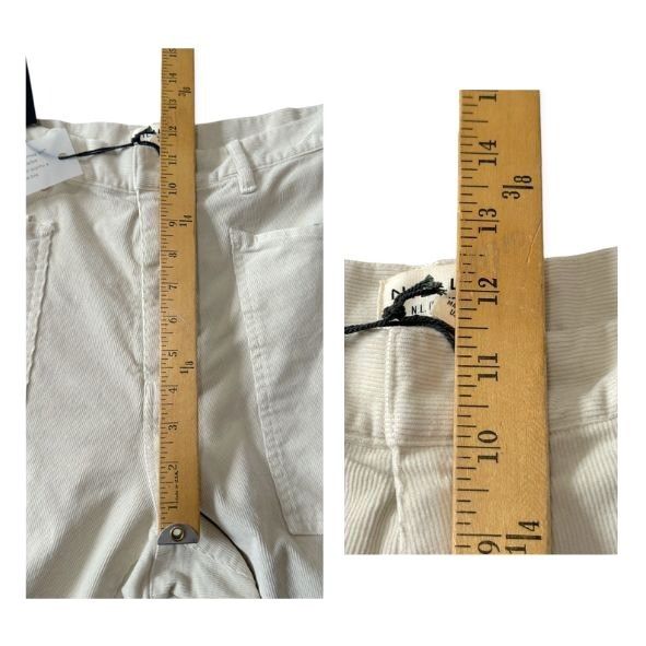 Nili Lotan Nili Lotan Shon Corduroy Pants, Winter White, Size 12, New w Size 34" / US 12 / IT 48 - 13 Thumbnail
